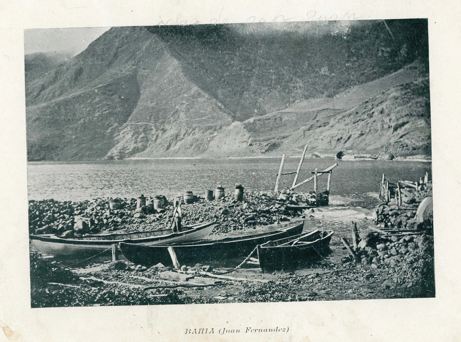 Bahía de Juan Fernández, 1890