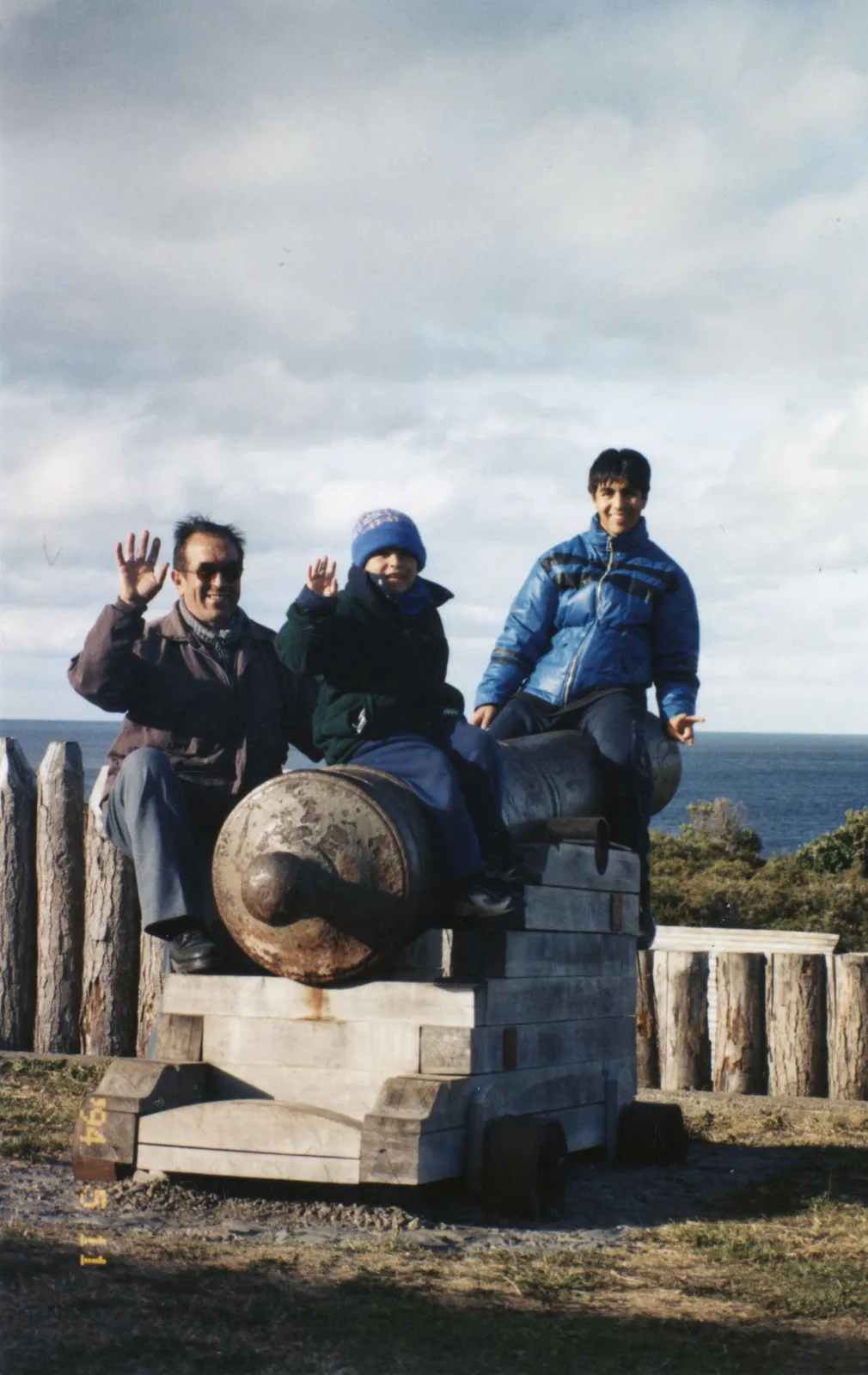 Cañón en Fuerte Bulnes, ca. 1994