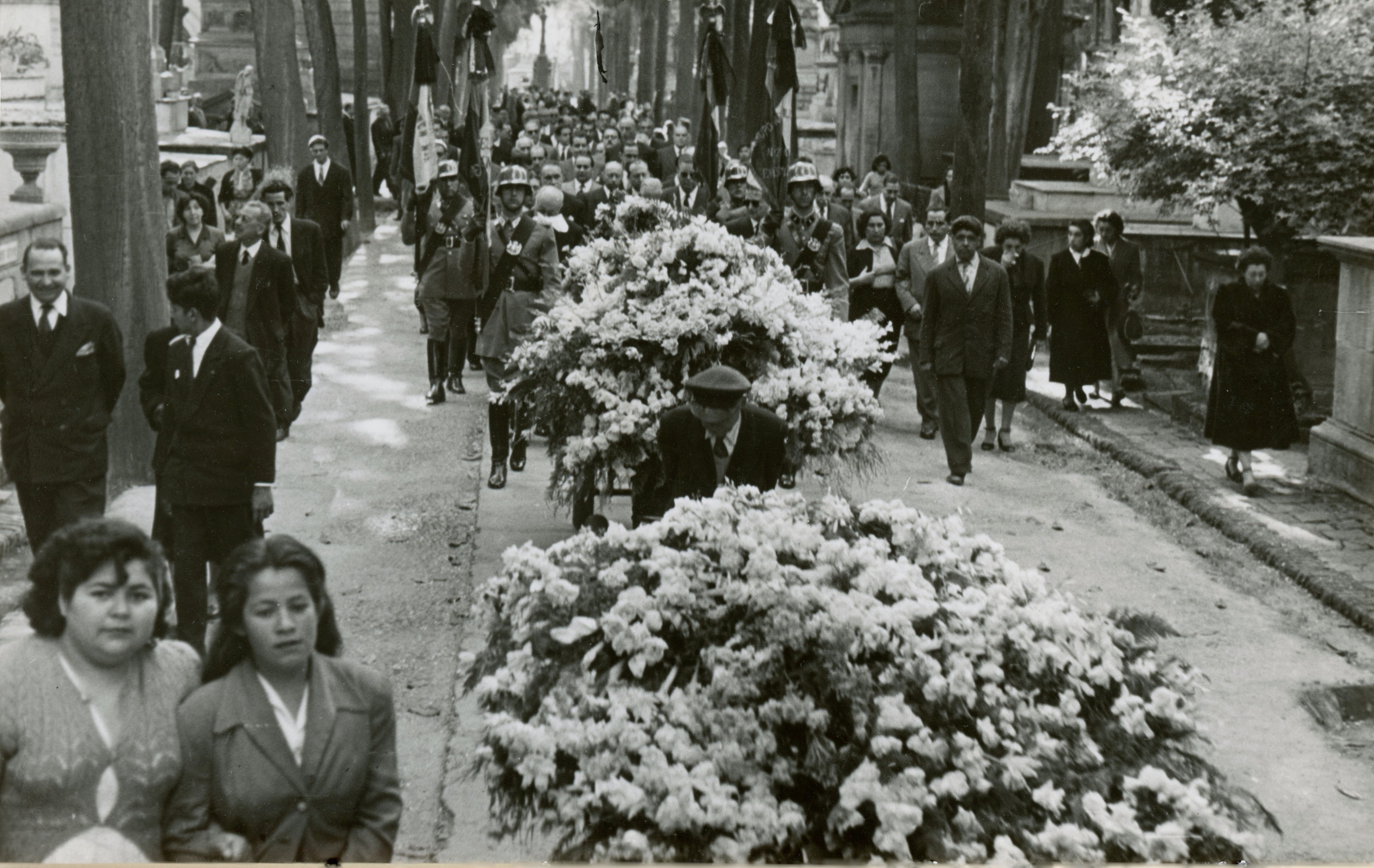 Funeral de Estado, Cementerio General, 1954