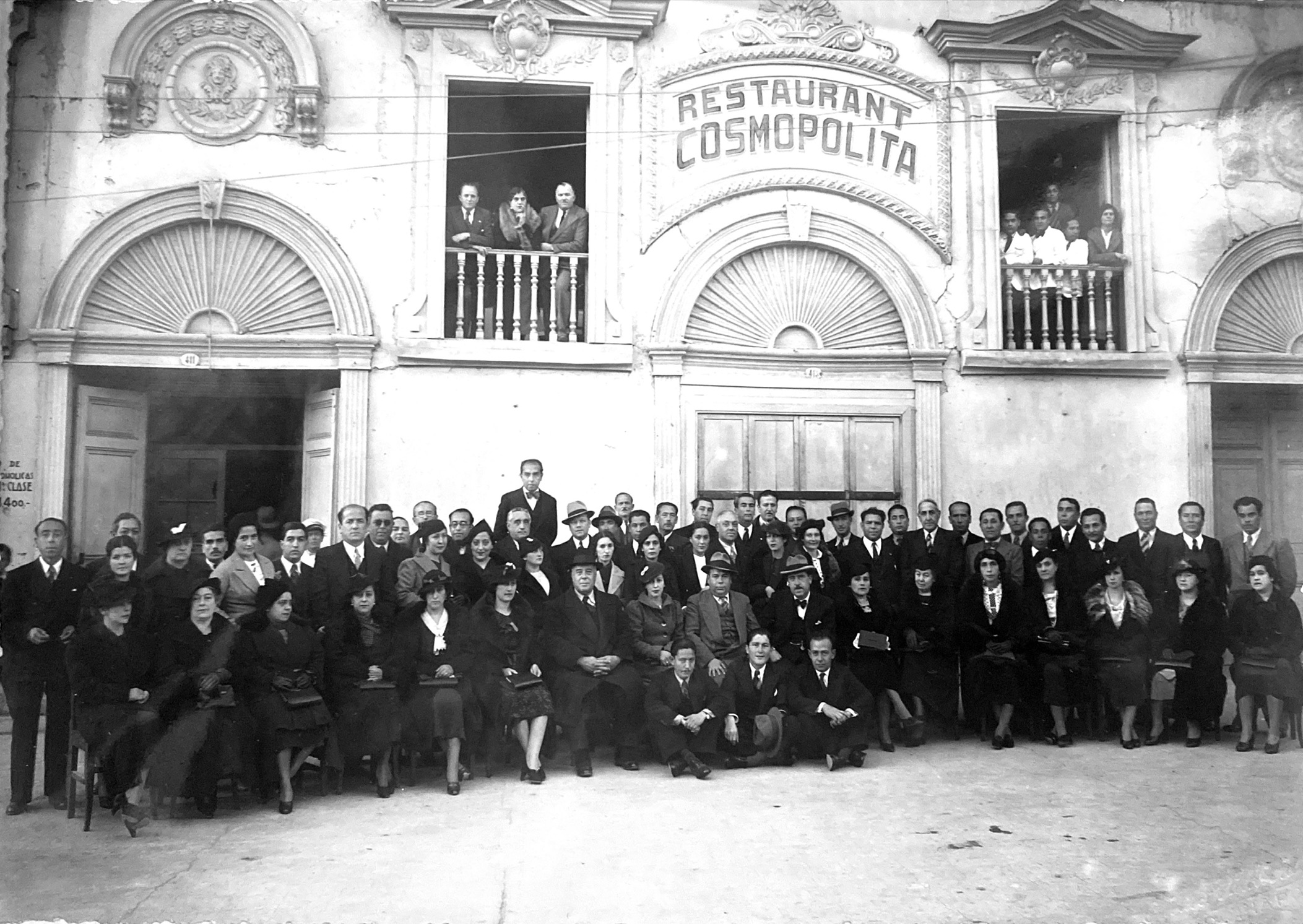Restaurant Cosmopolita en Copiapó, Teatro Municipal de Copiapó, 1925