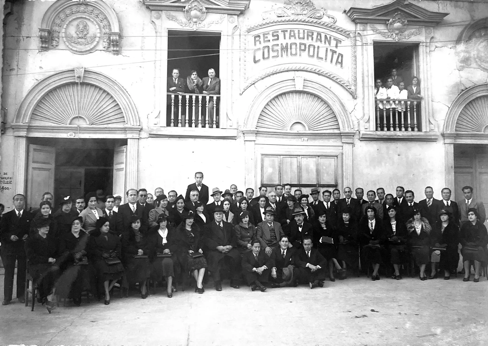 Restaurant Cosmopolita en Copiapó, Teatro Municipal de Copiapó, 1925