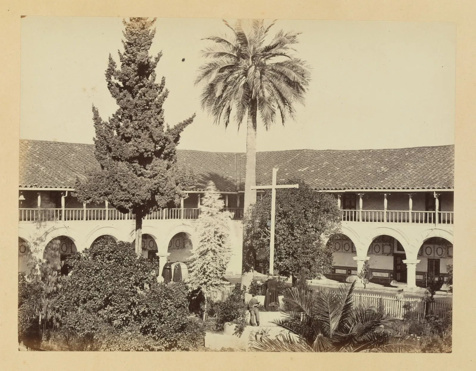 Claustro San Francisco en Santiago, 1868