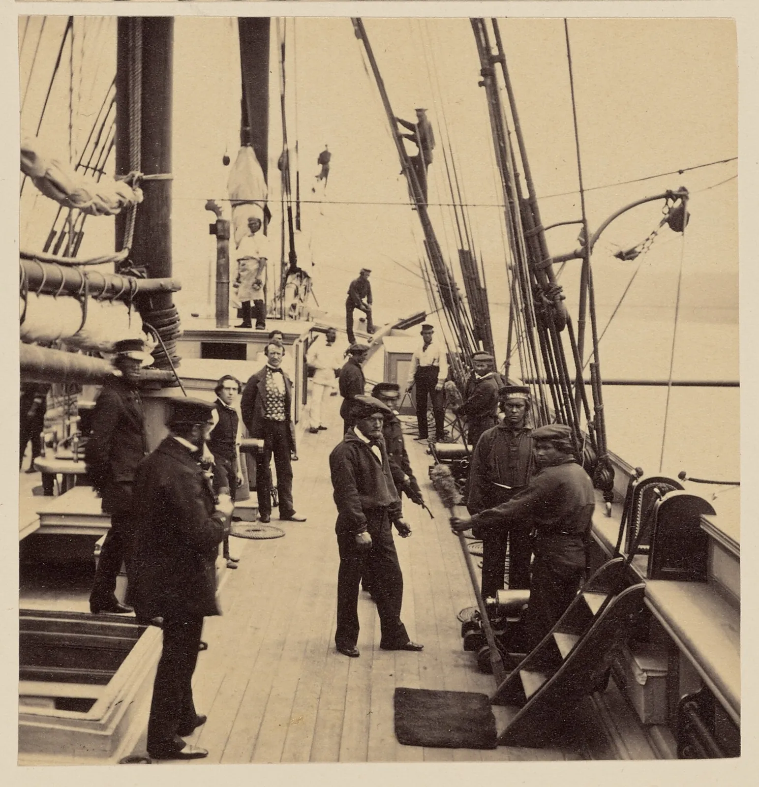 Escena a bordo del "Dart", 1860