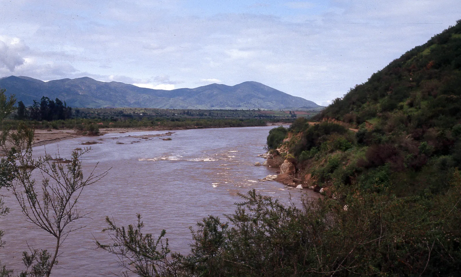 Río Maipo, Cuncumén, 1983