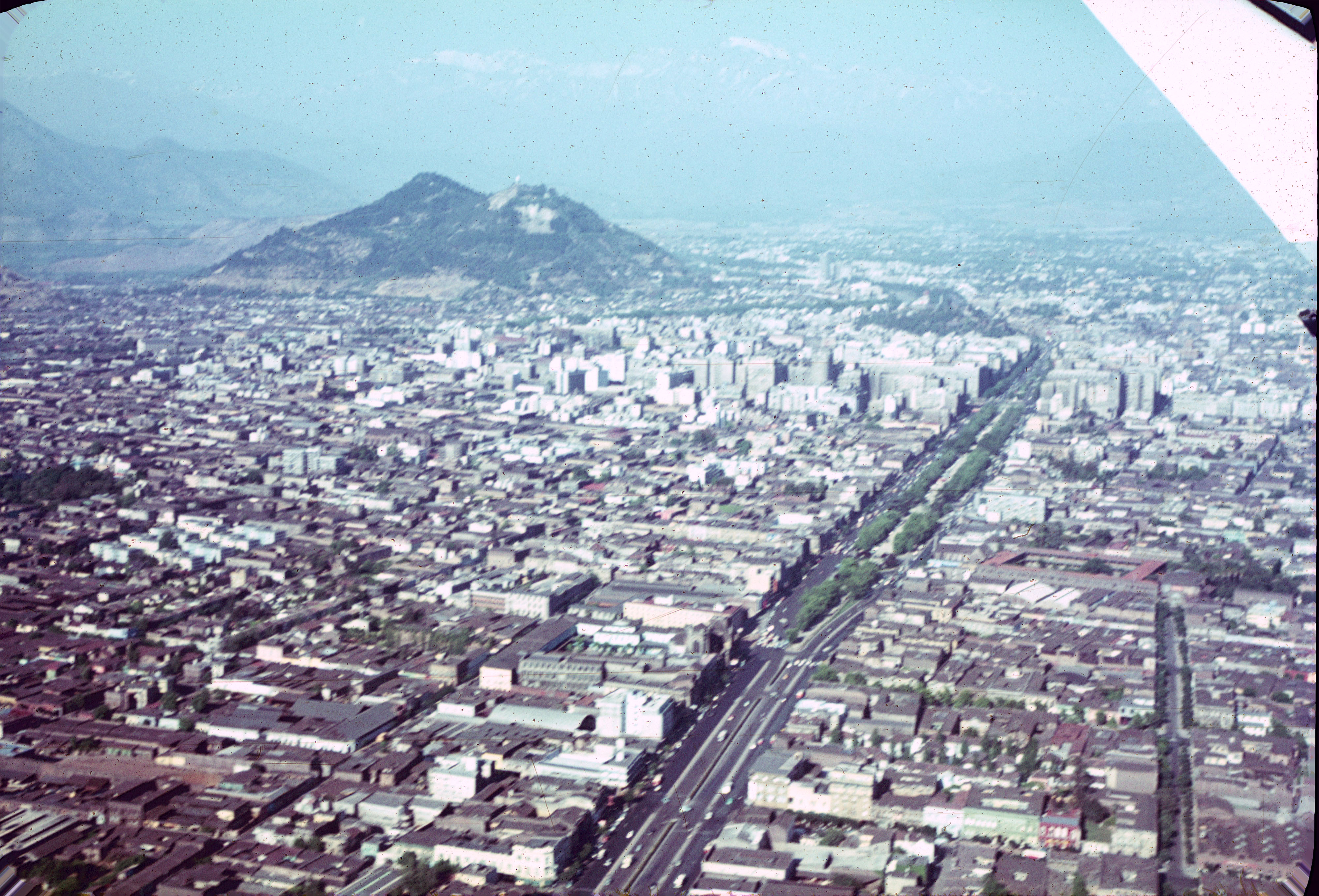 Santiago desde el aire, ca. 1965