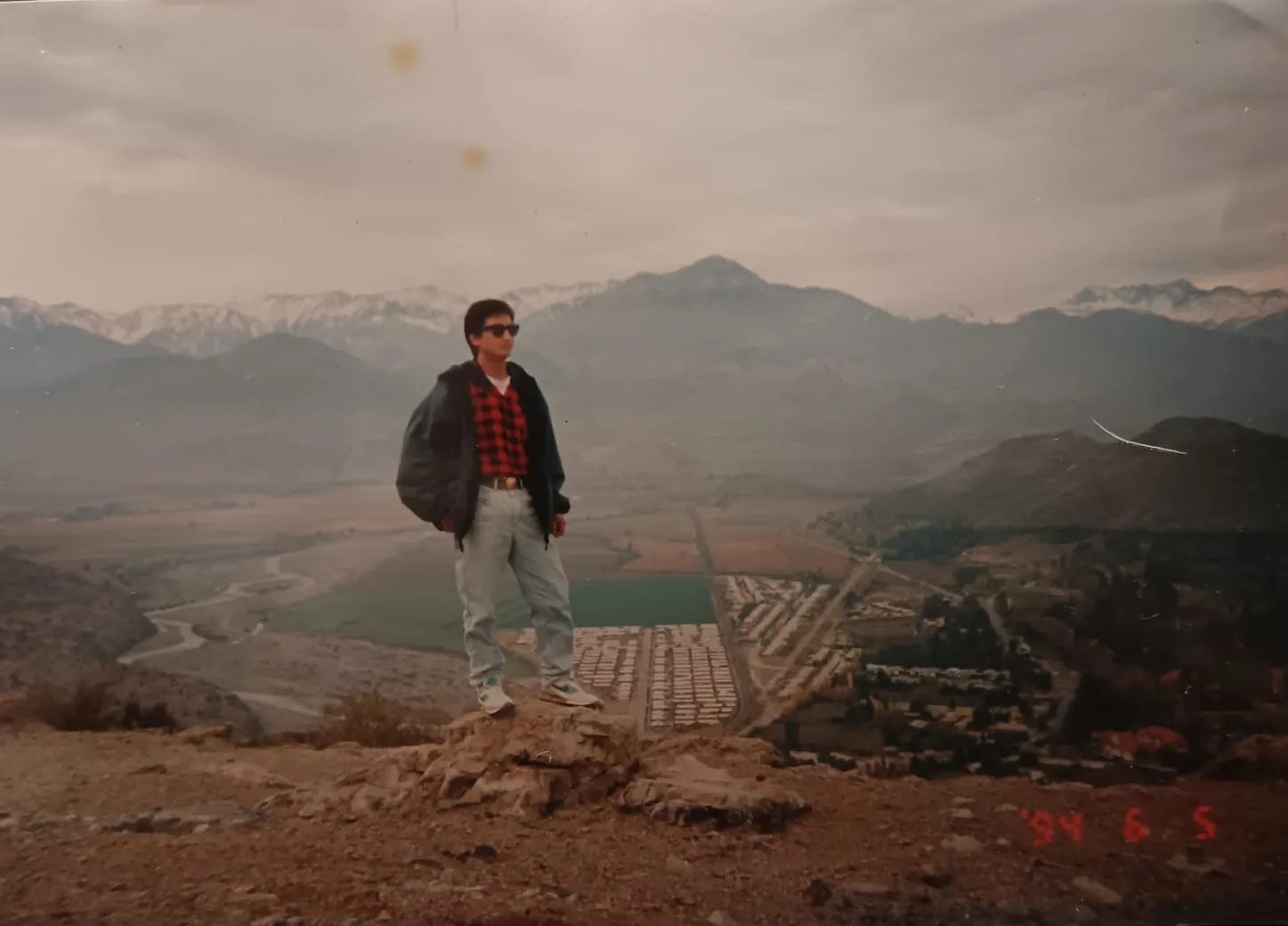 Vista del valle de Los Andes, 1995