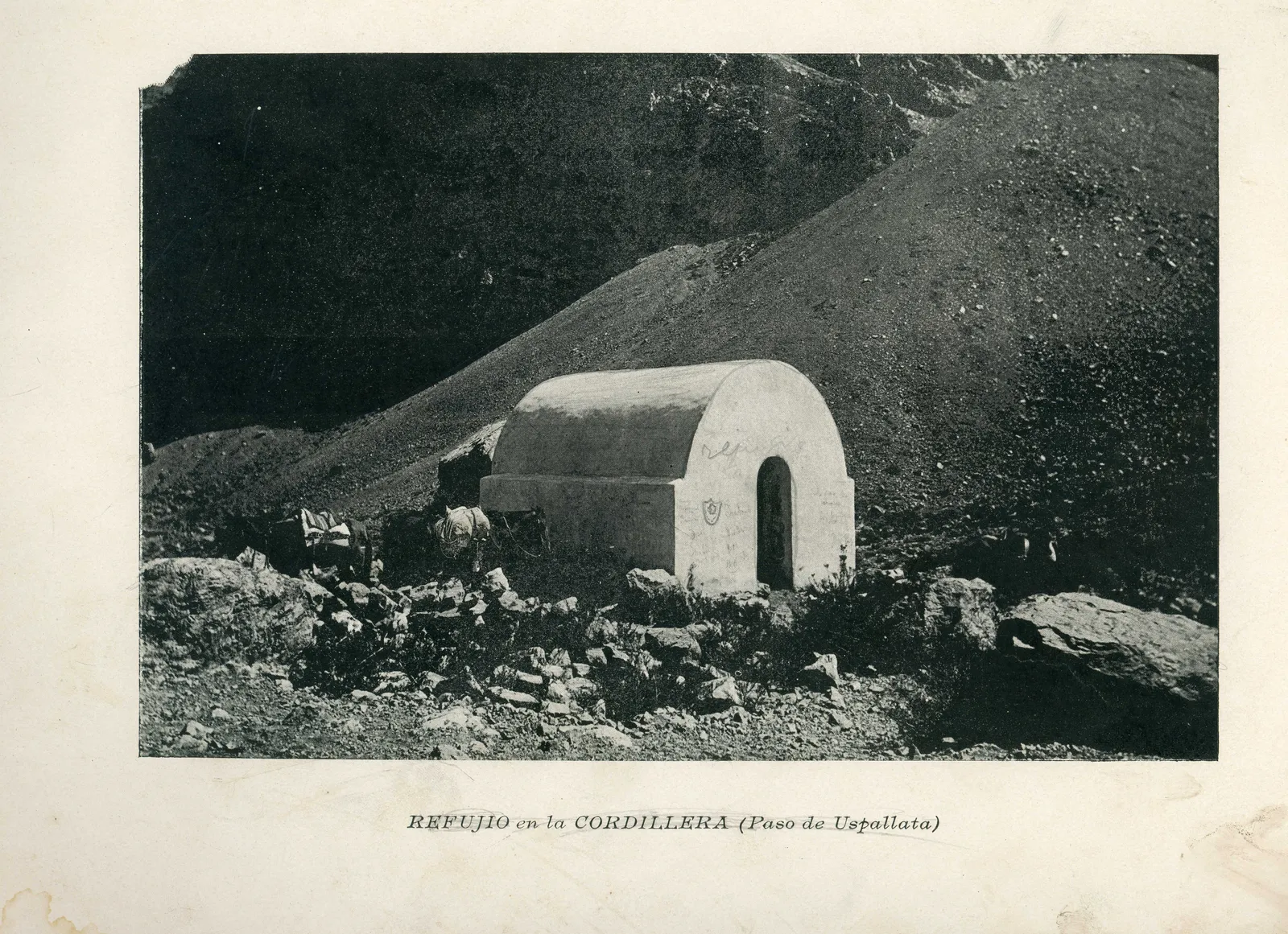 Paso de Uspallata en 1890
