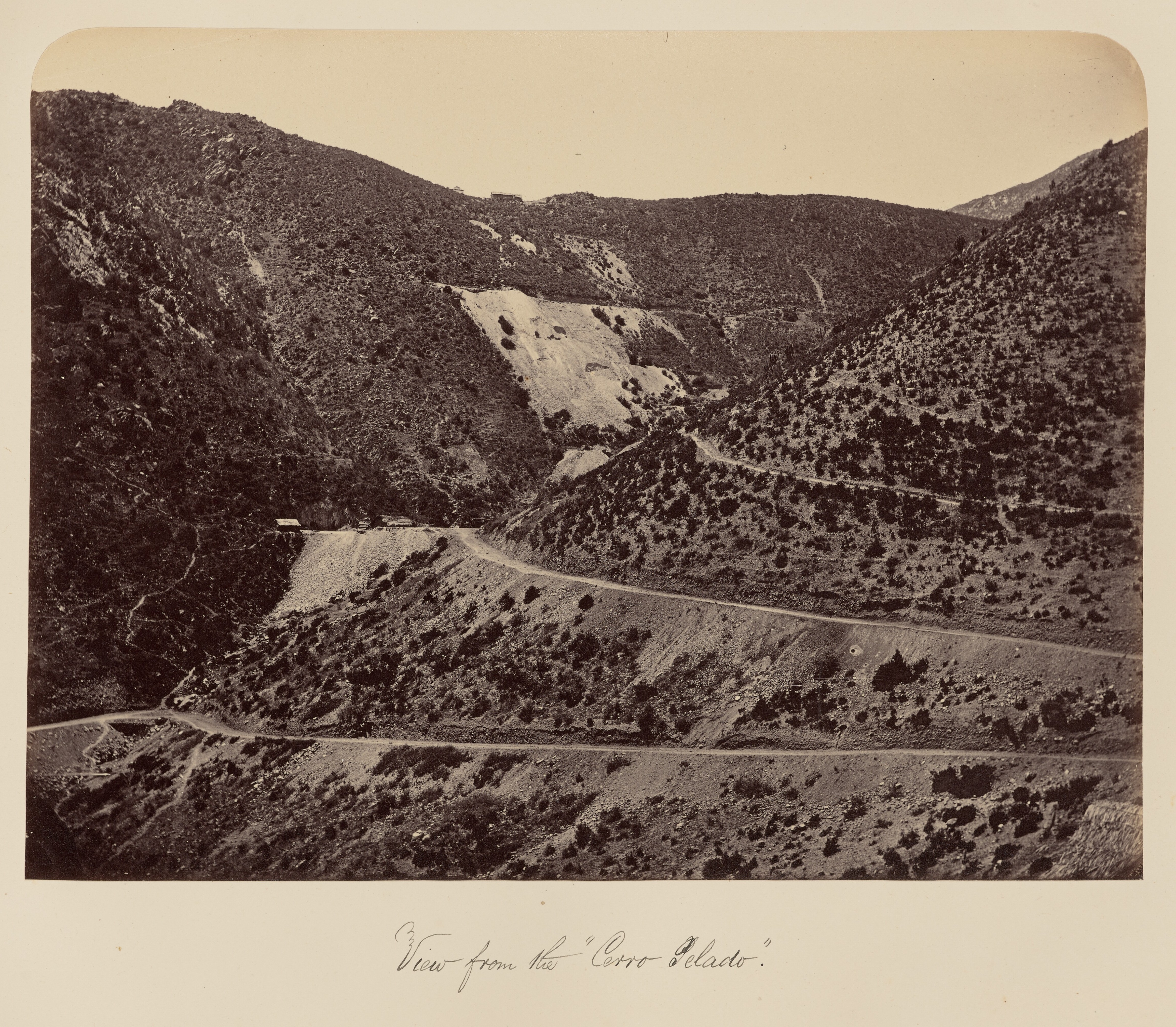 Vista desde Cerro Pelado, Región de Coquimbo, 1860
