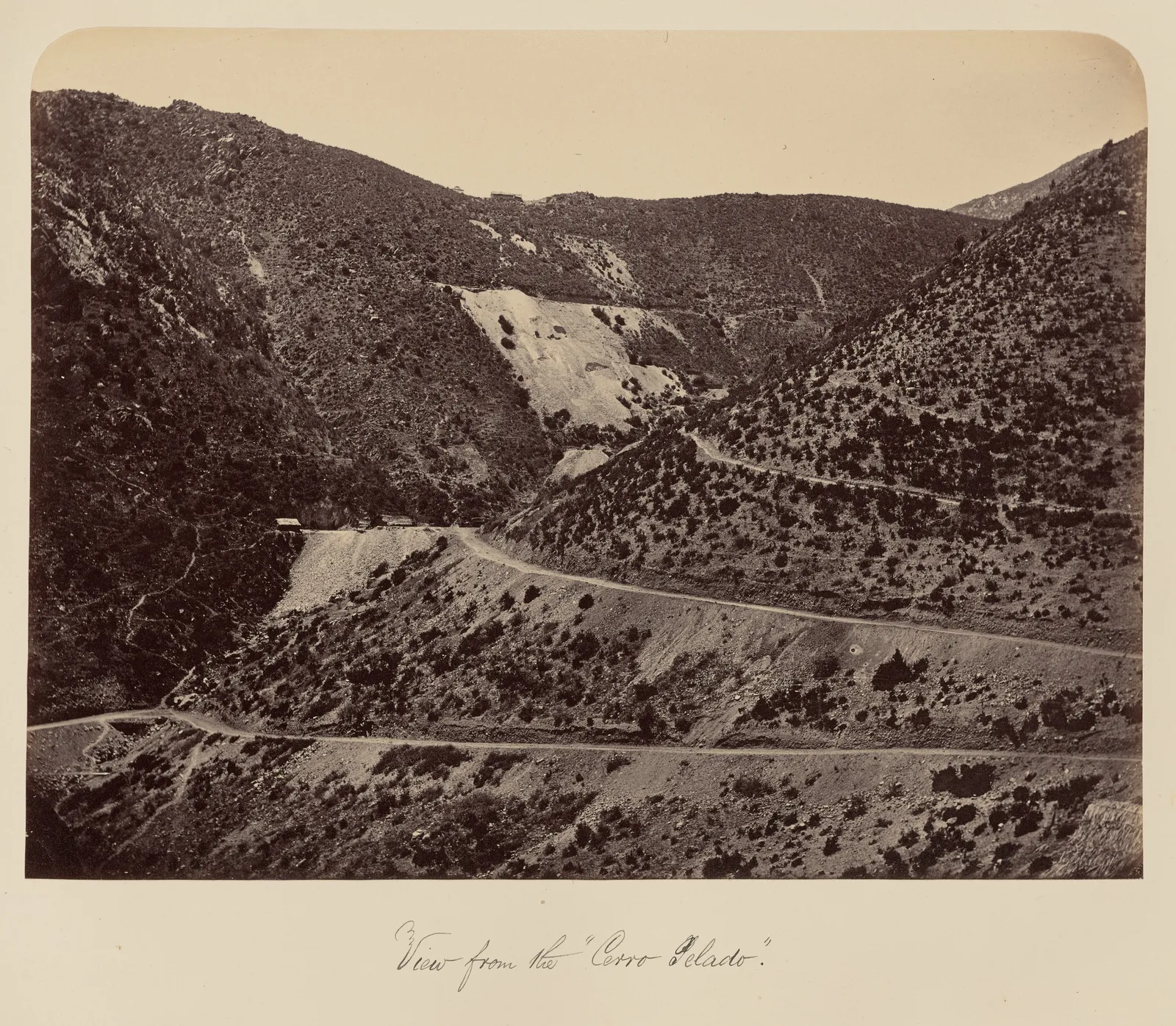 Vista desde Cerro Pelado, Región de Coquimbo, 1860