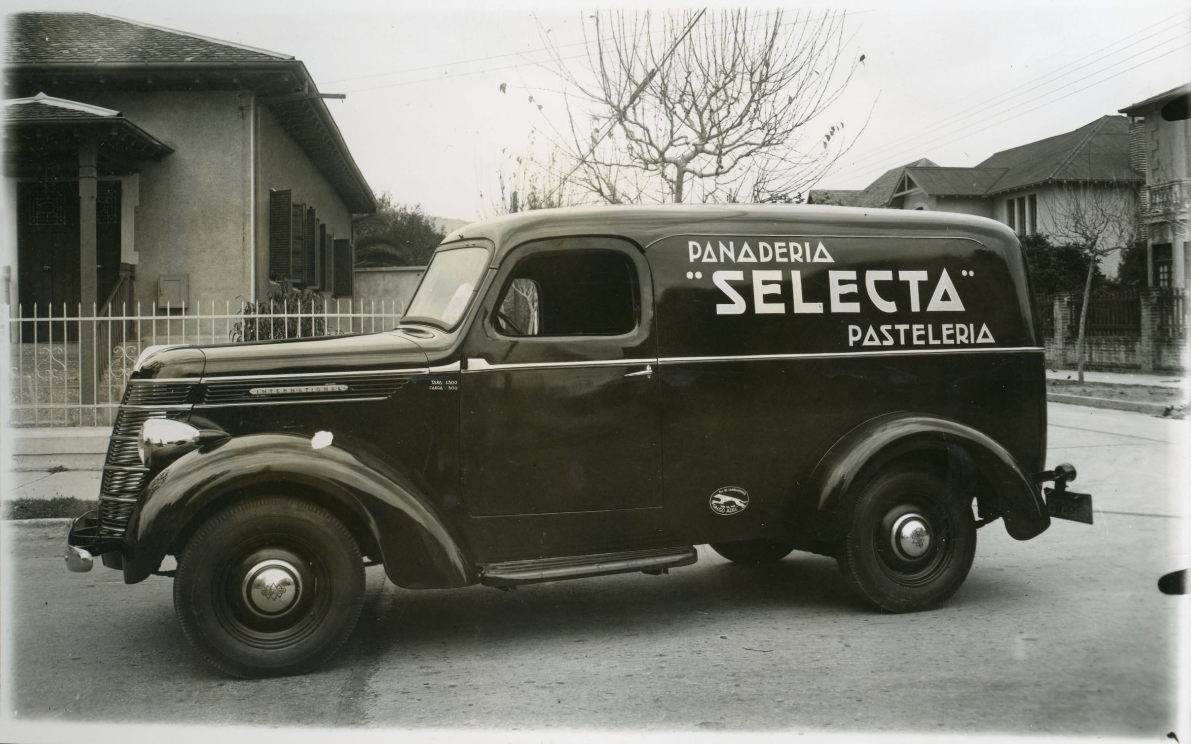 Automóvil de Panadería "Selecta", Viña del Mar, ca. 1950