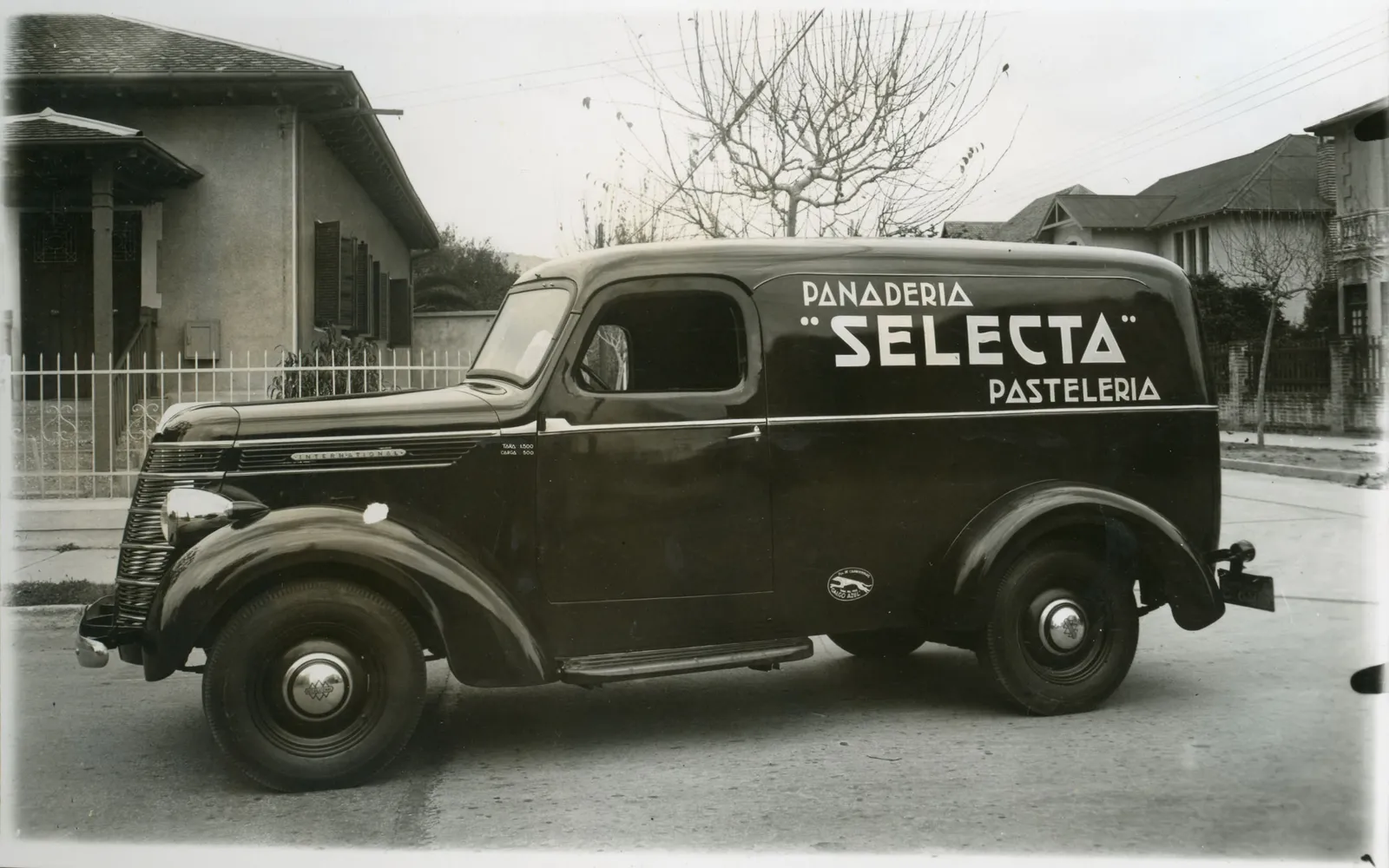Automóvil de Panadería "Selecta", Viña del Mar, ca. 1950