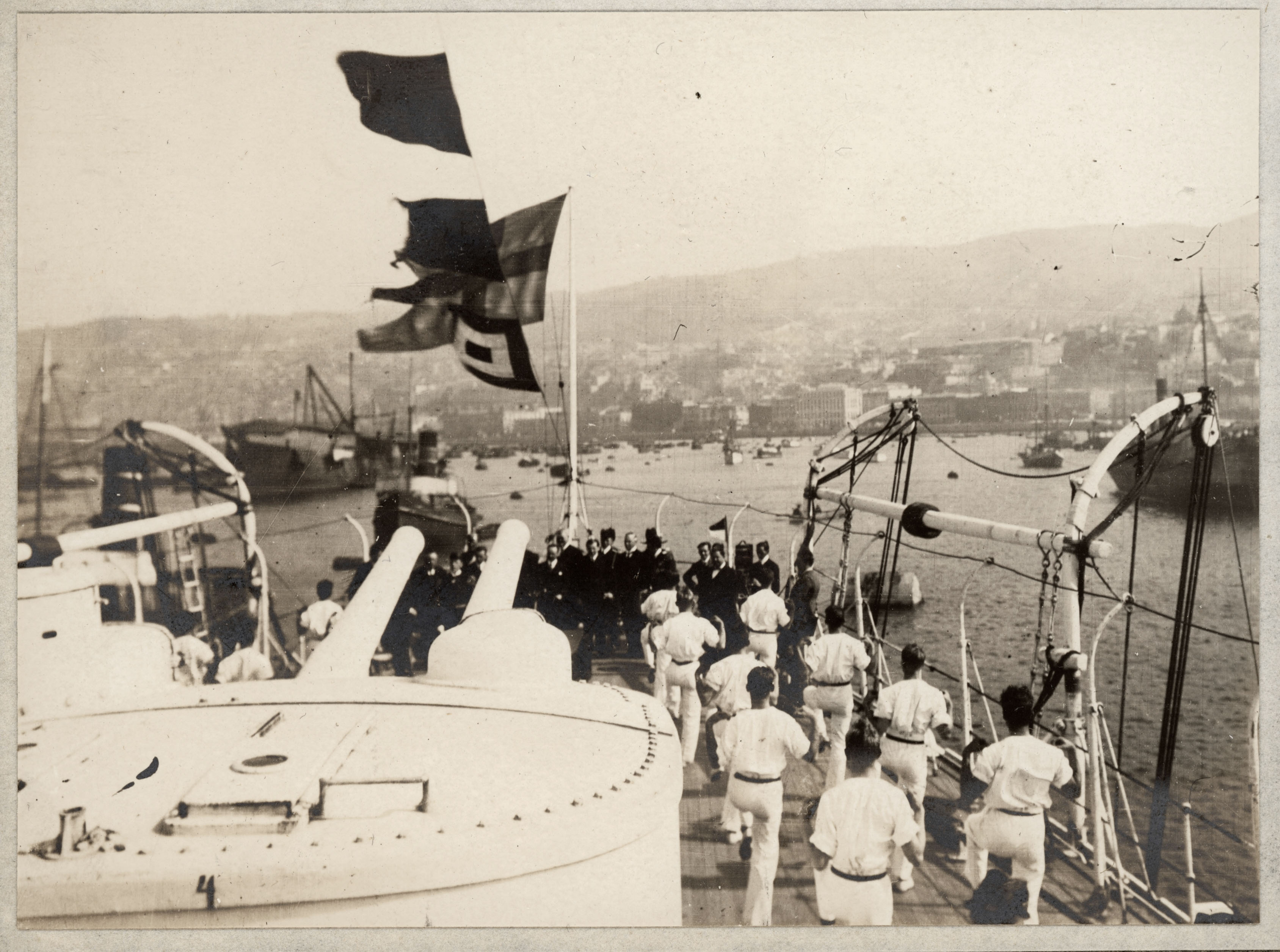 Llegada del Fylgia a Valparaíso, ca. 1923