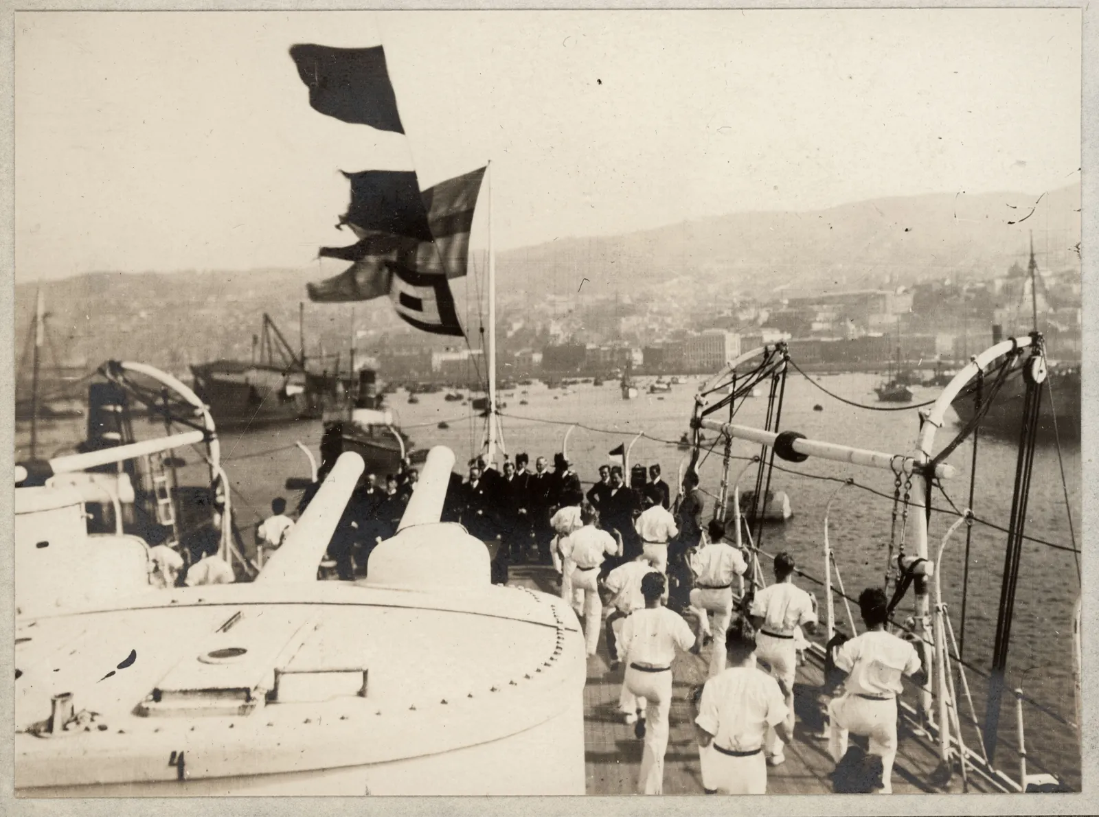 Llegada del Fylgia a Valparaíso, ca. 1923