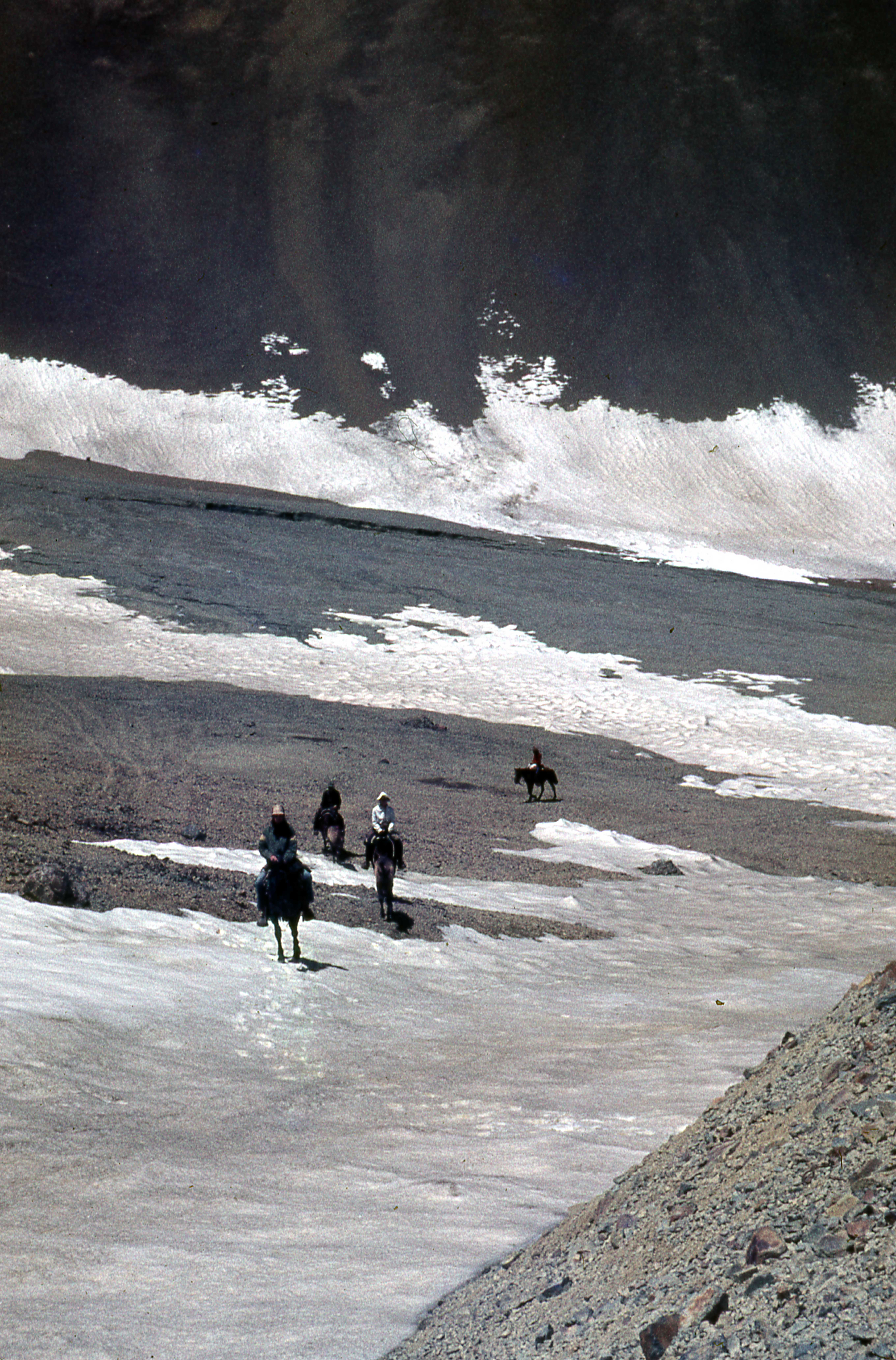 Paseo a La Paloma, a caballo, 1978