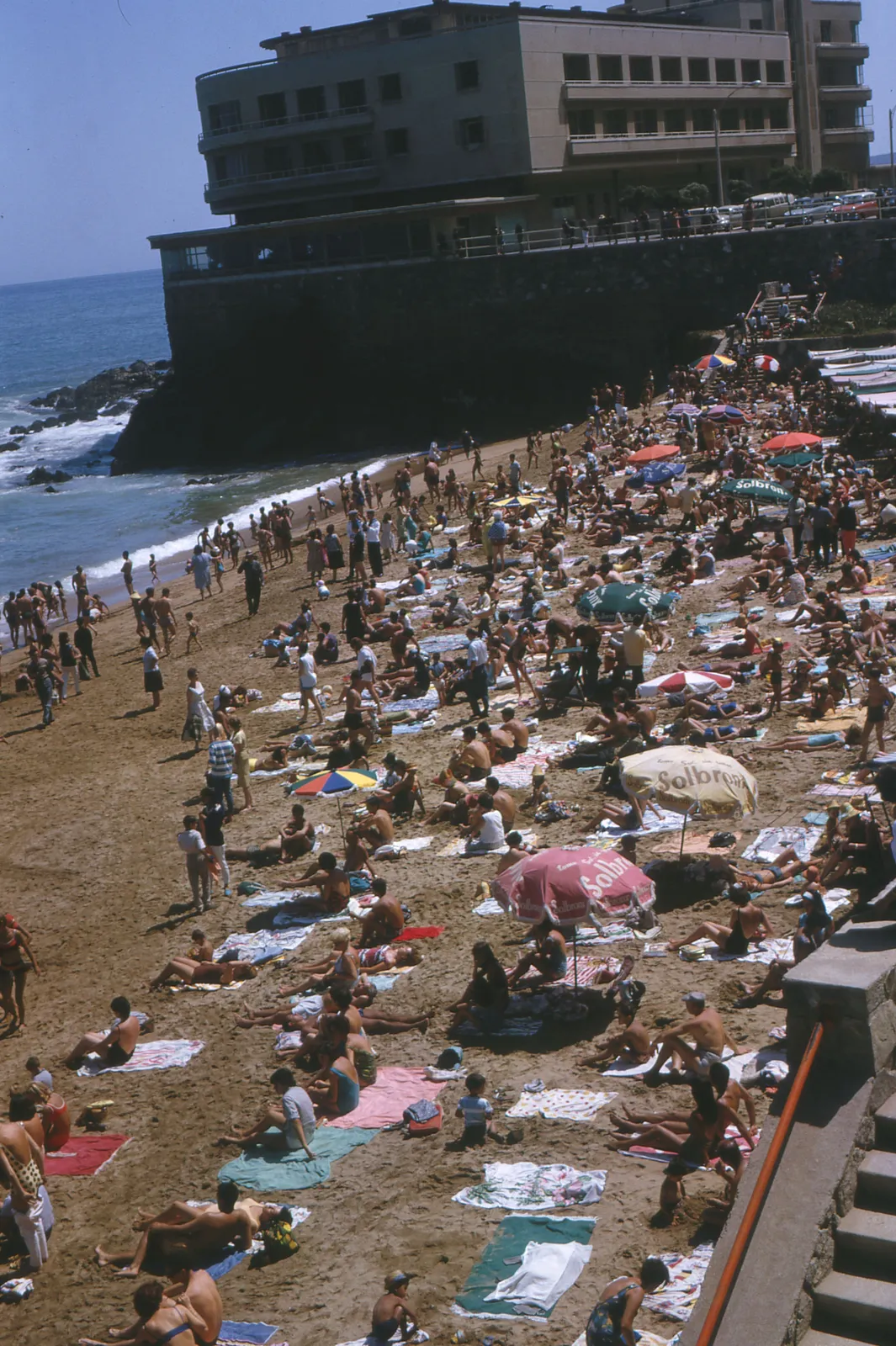 Playa de Caleta Abarca, Hotel Miramar, 1965