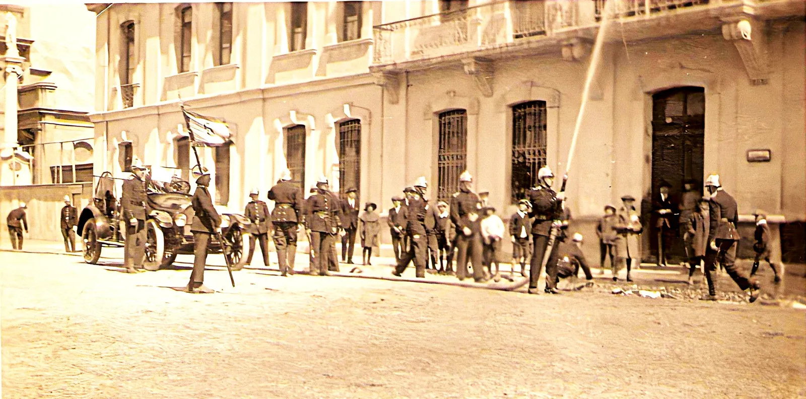 Ejercicio General, Quinta Compañía de Bomberos de Punta Arenas "Pompe France" en 1921