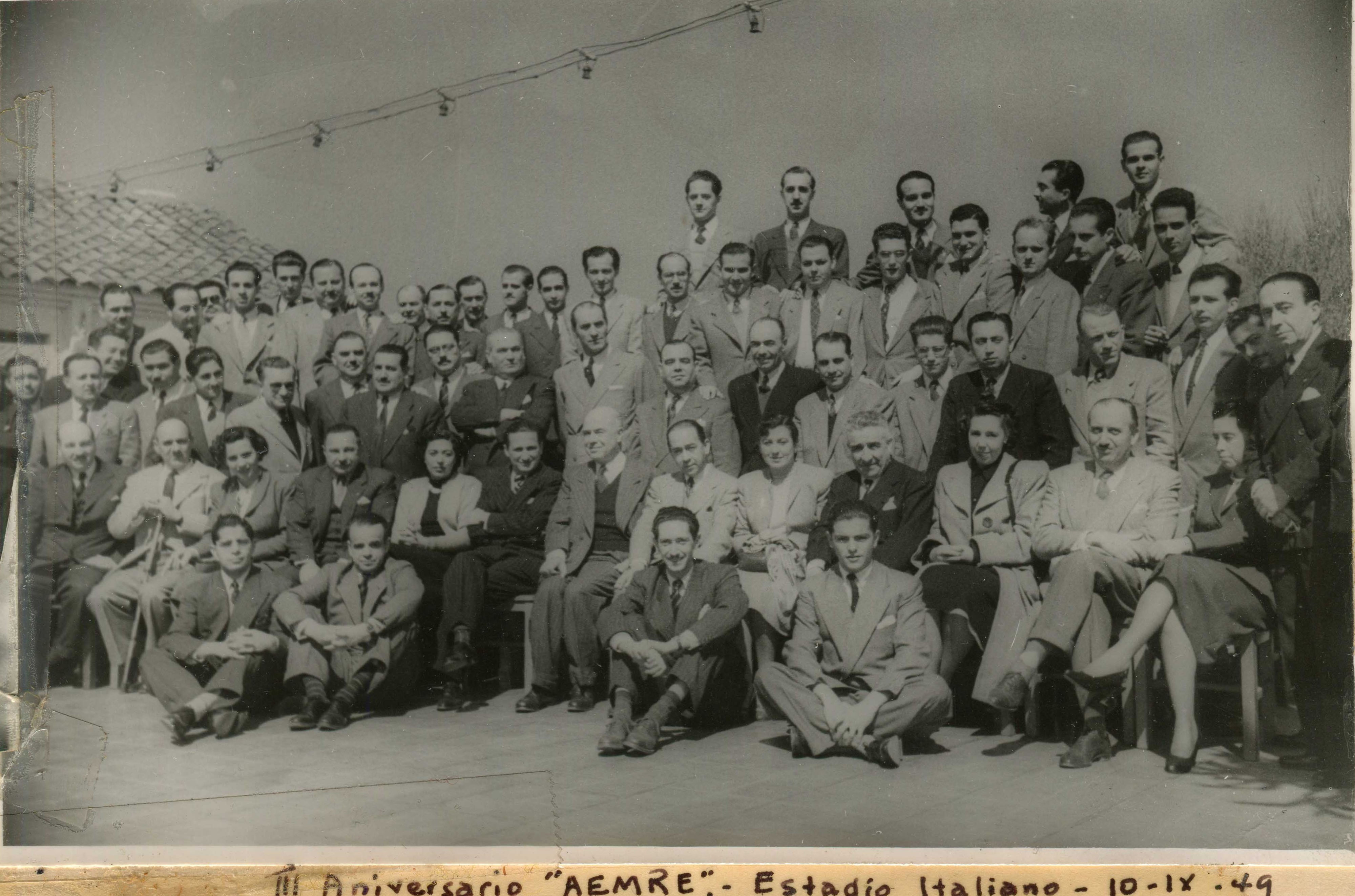 III Aniversario AEMRE, Estadio Italiano, 1949