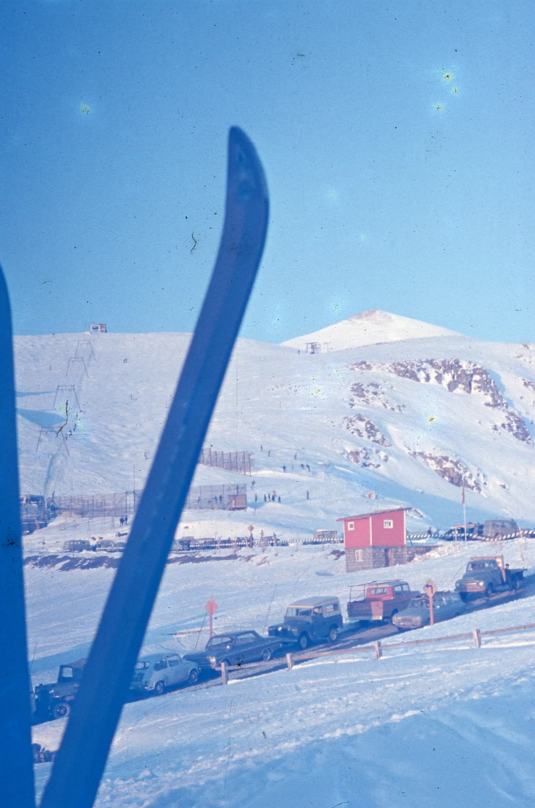 Visita a Farellones en 1966