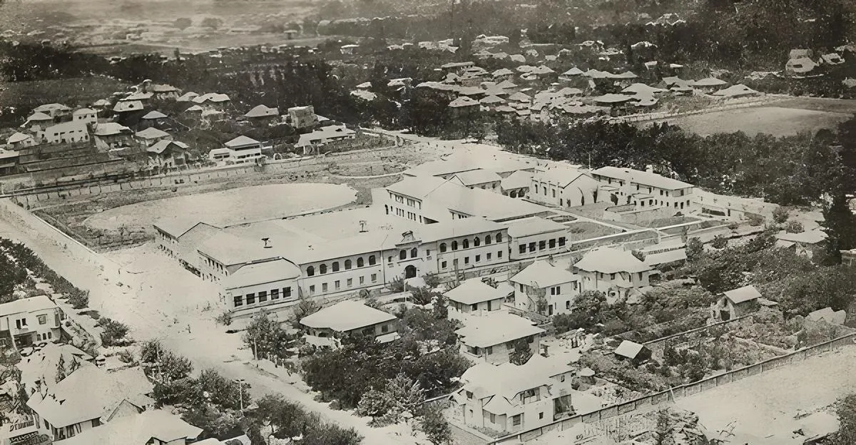Santiago College, actual Campus Los Leones USS circa. 1935