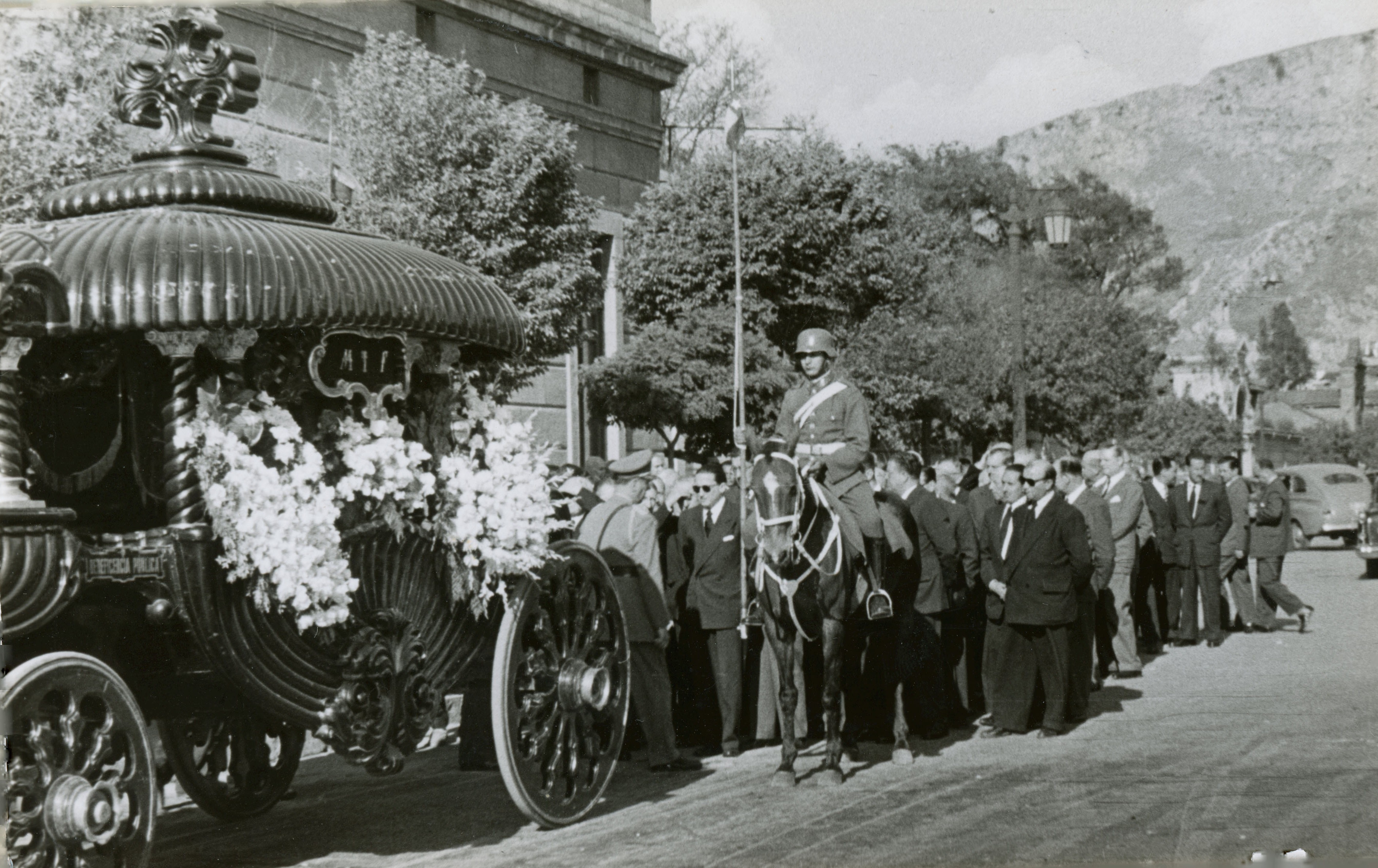 Funeral de Estado, Cementerio General, 1954