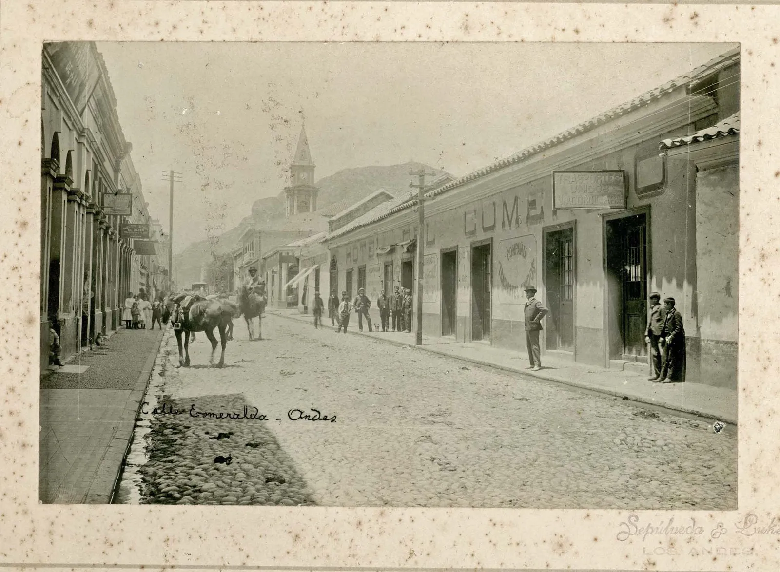 Calle de Los Andes, ca. 1910
