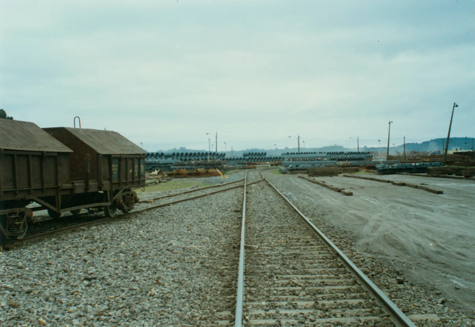 Patio Ferroviario Siderurgica Huachipato