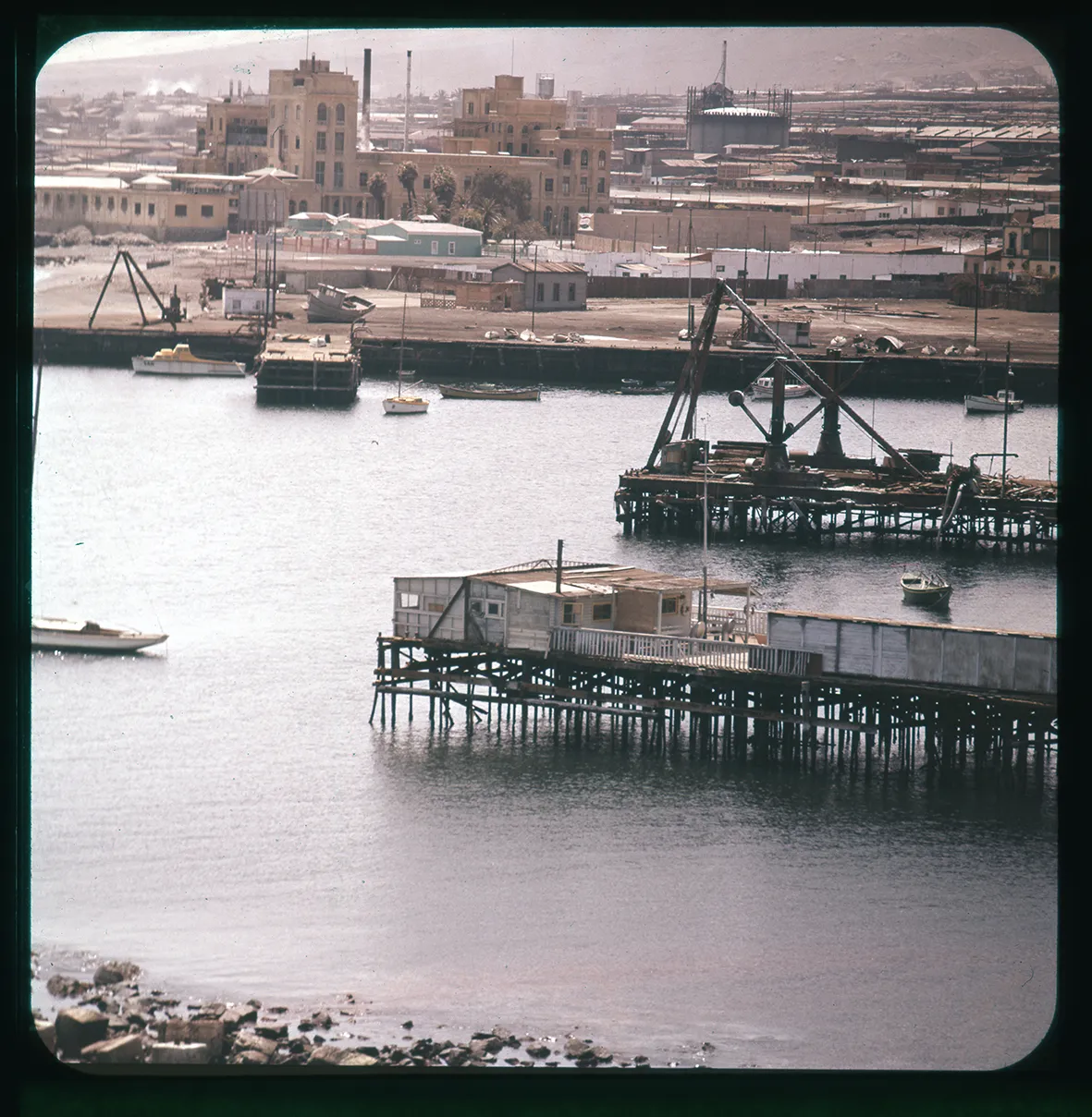 Antofagasta y antiguo puerto, Región de Antofagasta, Chile, 1950 - 1965