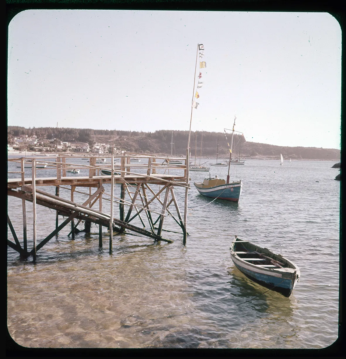 Embarcadero de Algarrobo, San Antonio, Región de Valparaíso, Chile, 1950 - 1965