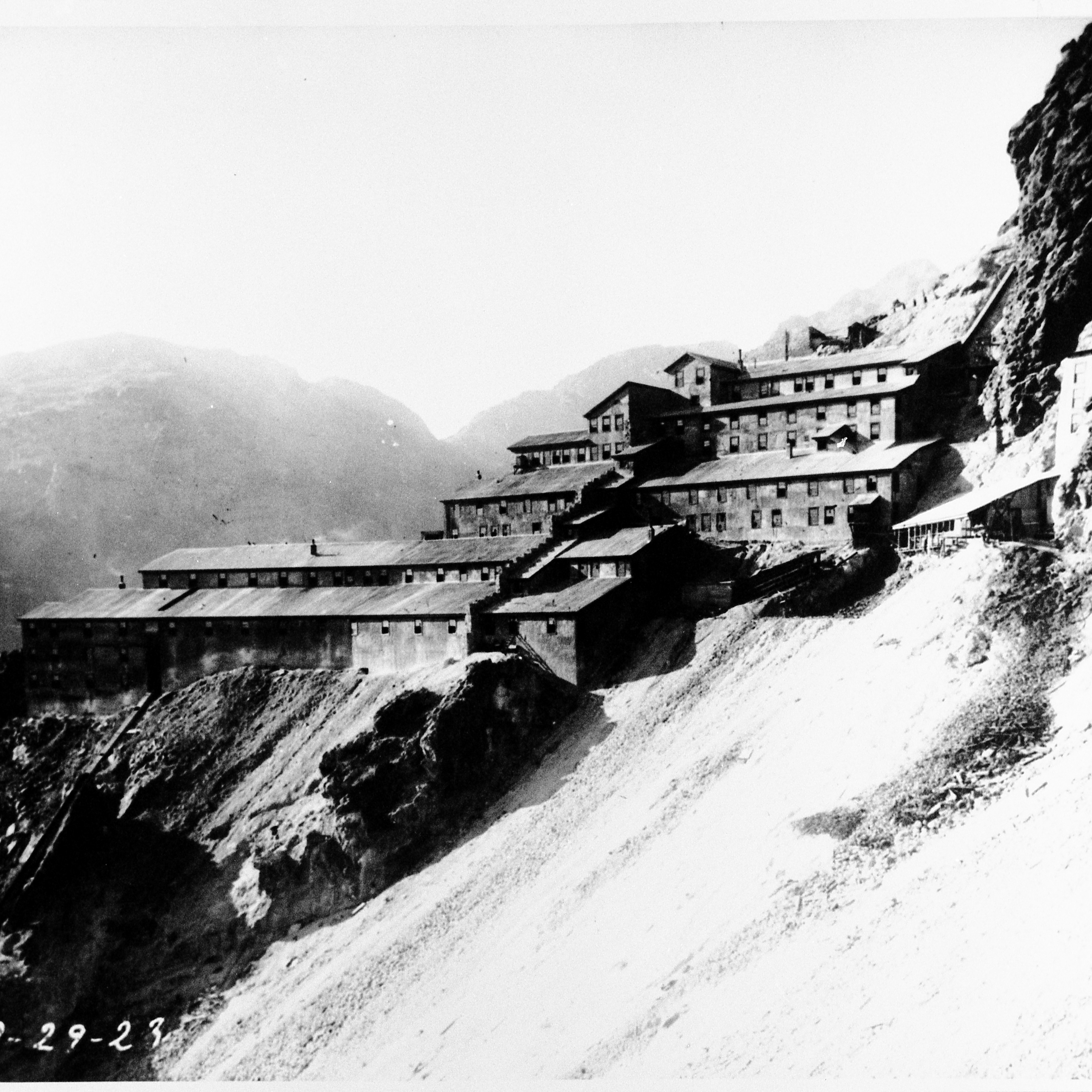 Transporte de Material Construcción a Sewell, 1918