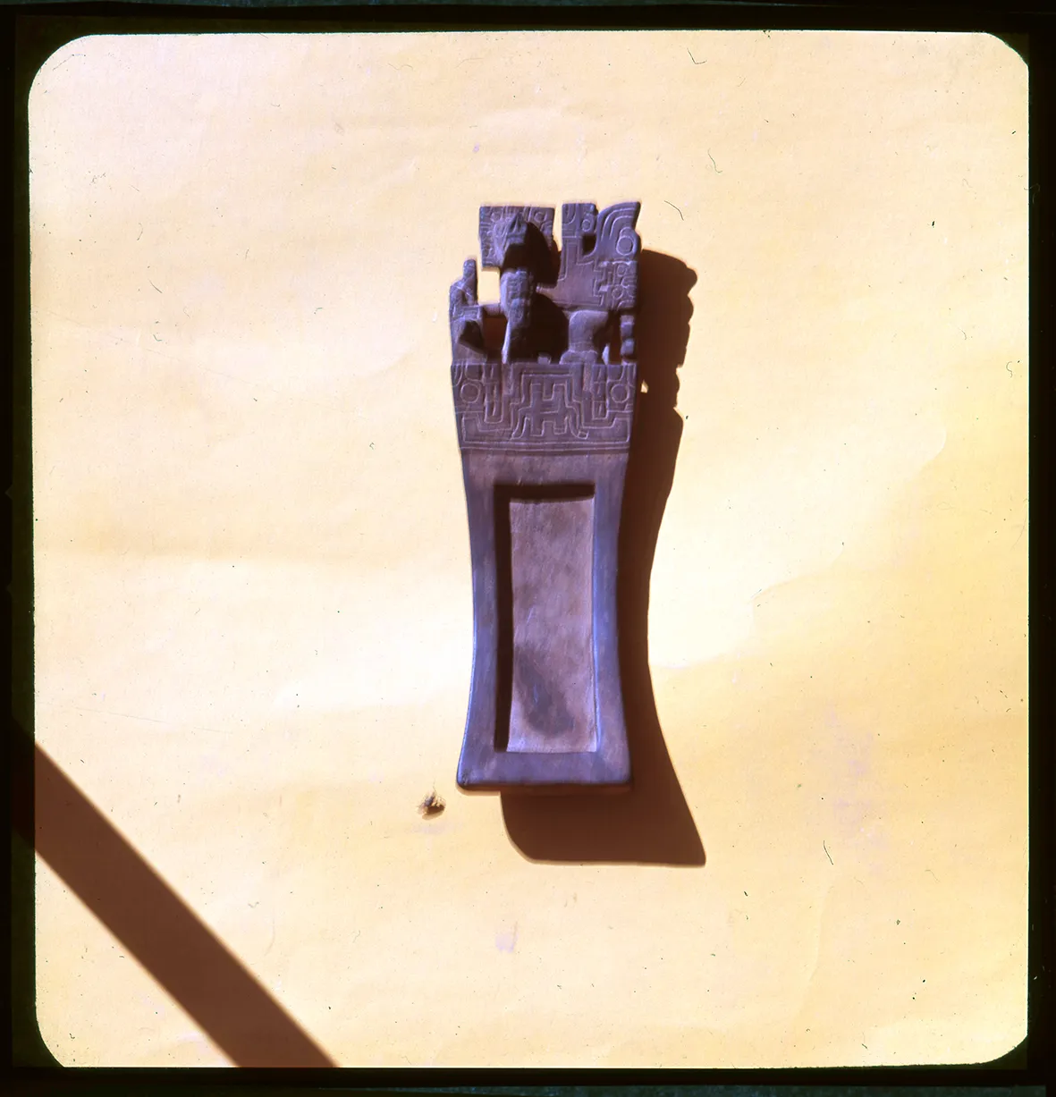 Tablilla de rapé tallada, Región de Atacama, Chile, 1950 - 1965
