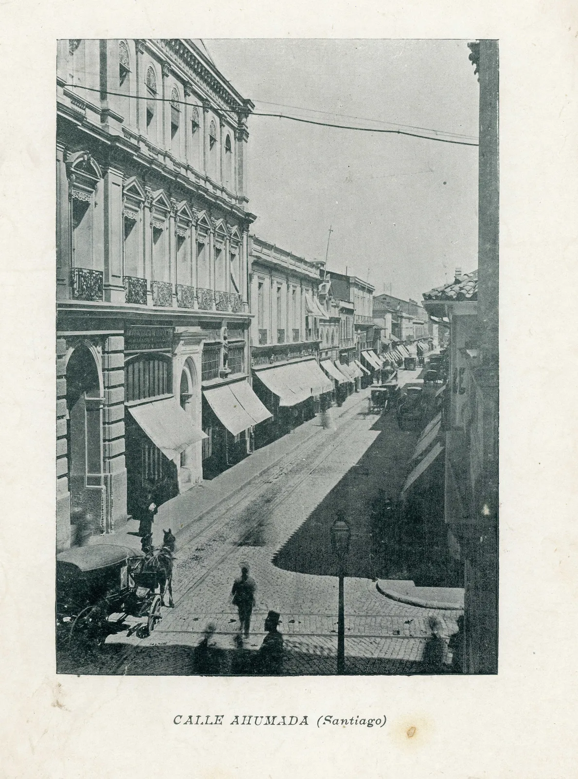 Calle Ahumada de Santiago 1890