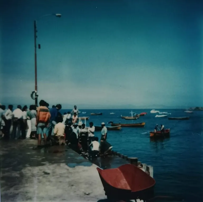 Caleta de Tongoy, región de Coquimbo en 1980