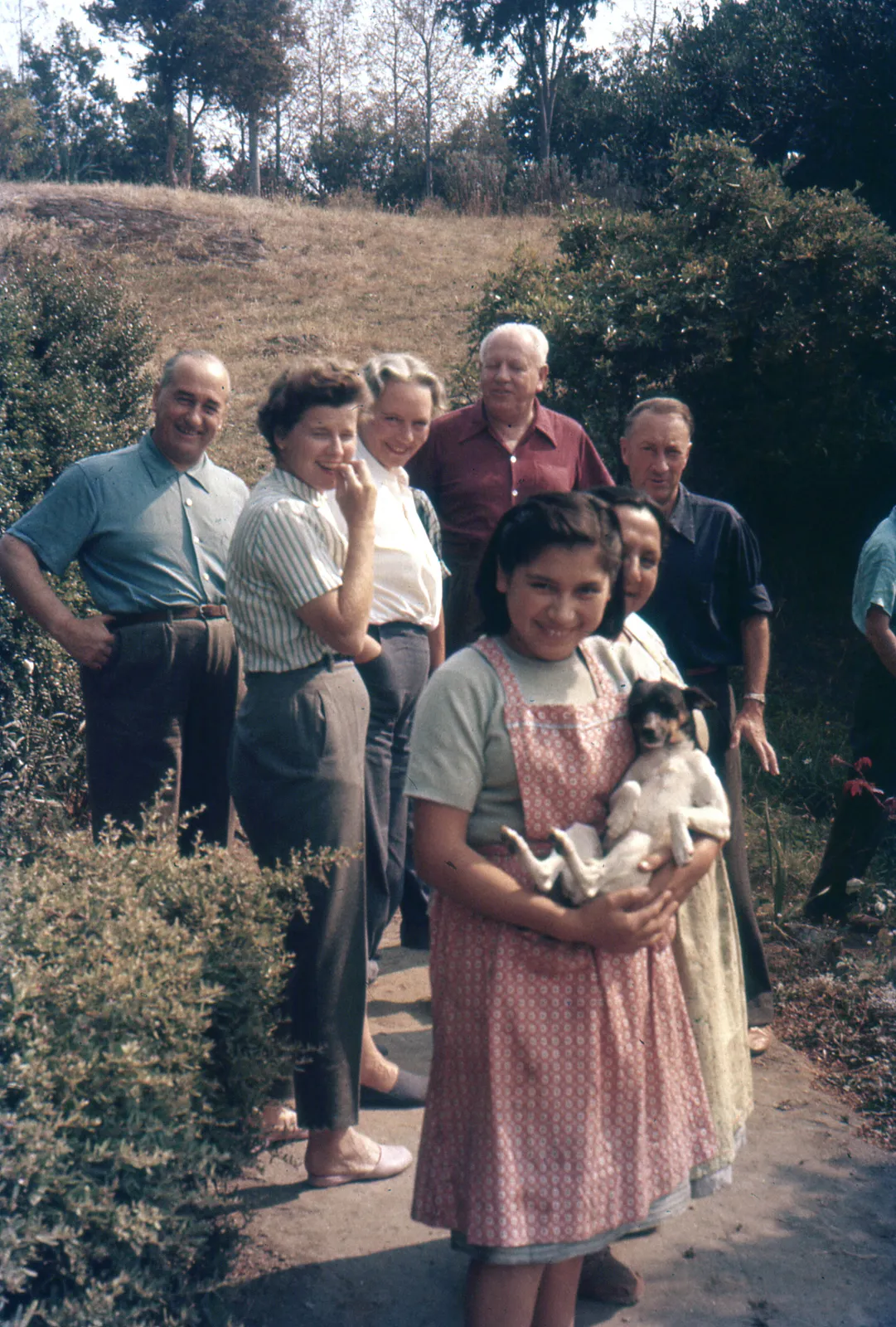 Reunión familiar en Llifén, ca. 1960