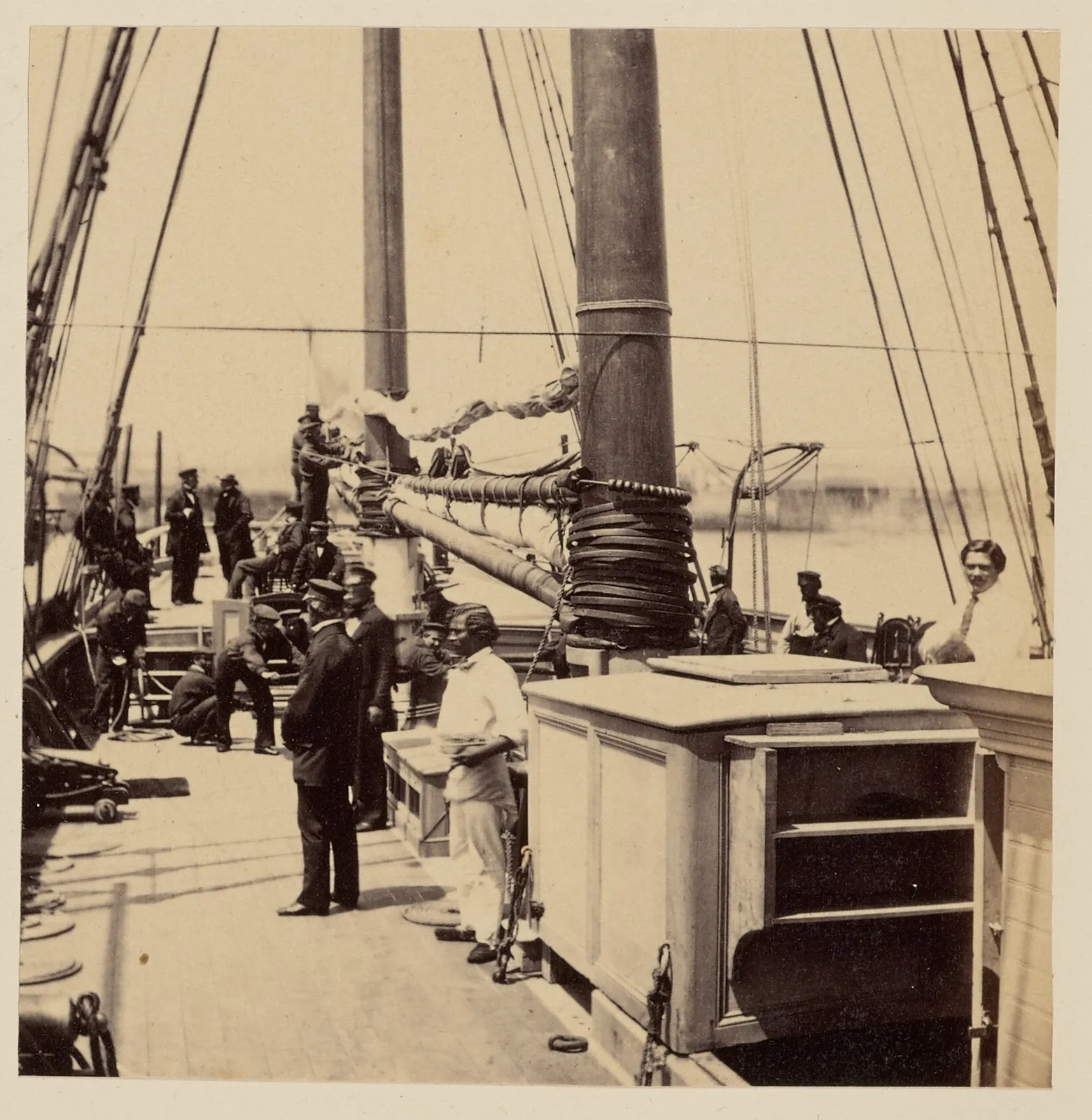 Escena a bordo del "Dart", 1860