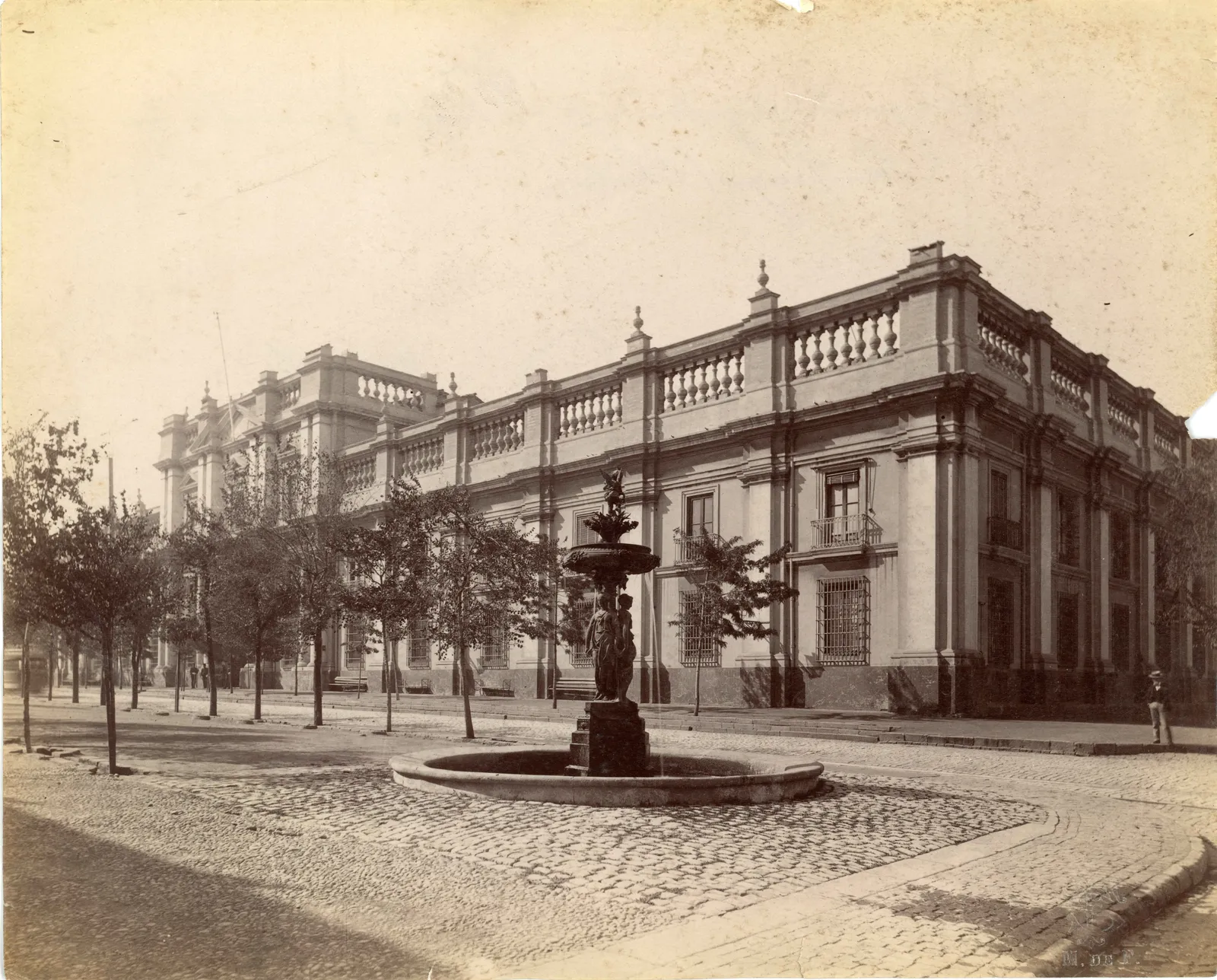 Palacio de La Moneda, Santiago, ca. 1904