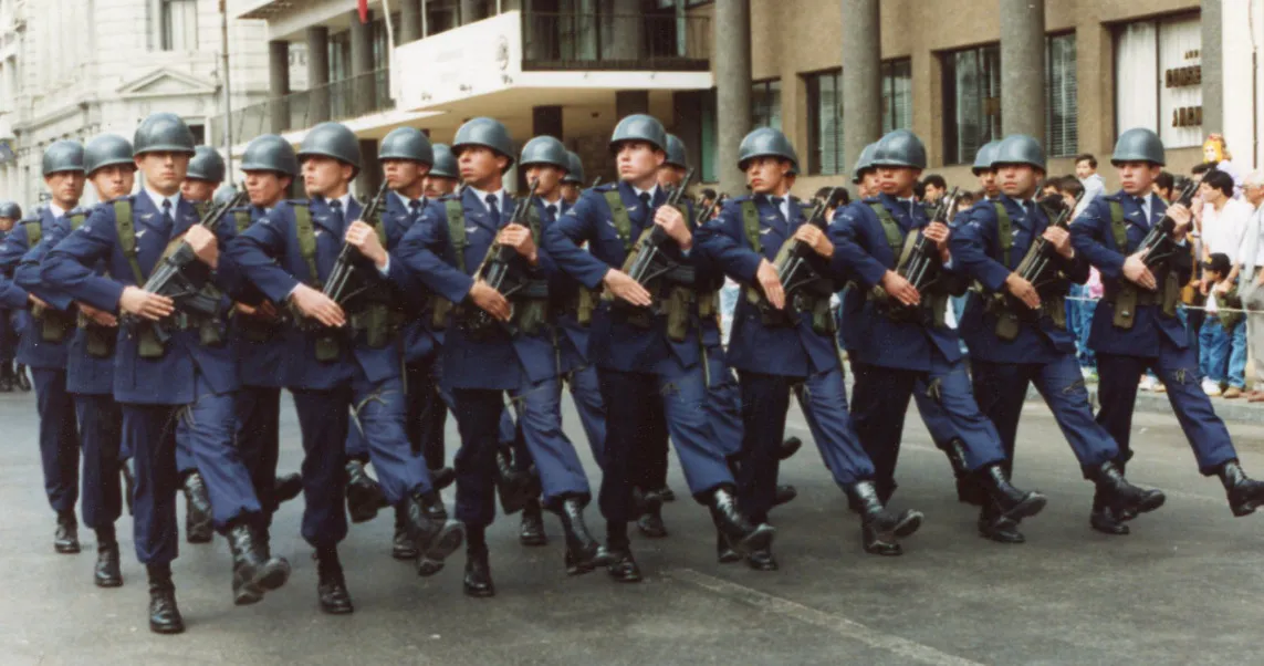 Desfile Fuerza Aérea en Antofagasta, 1990