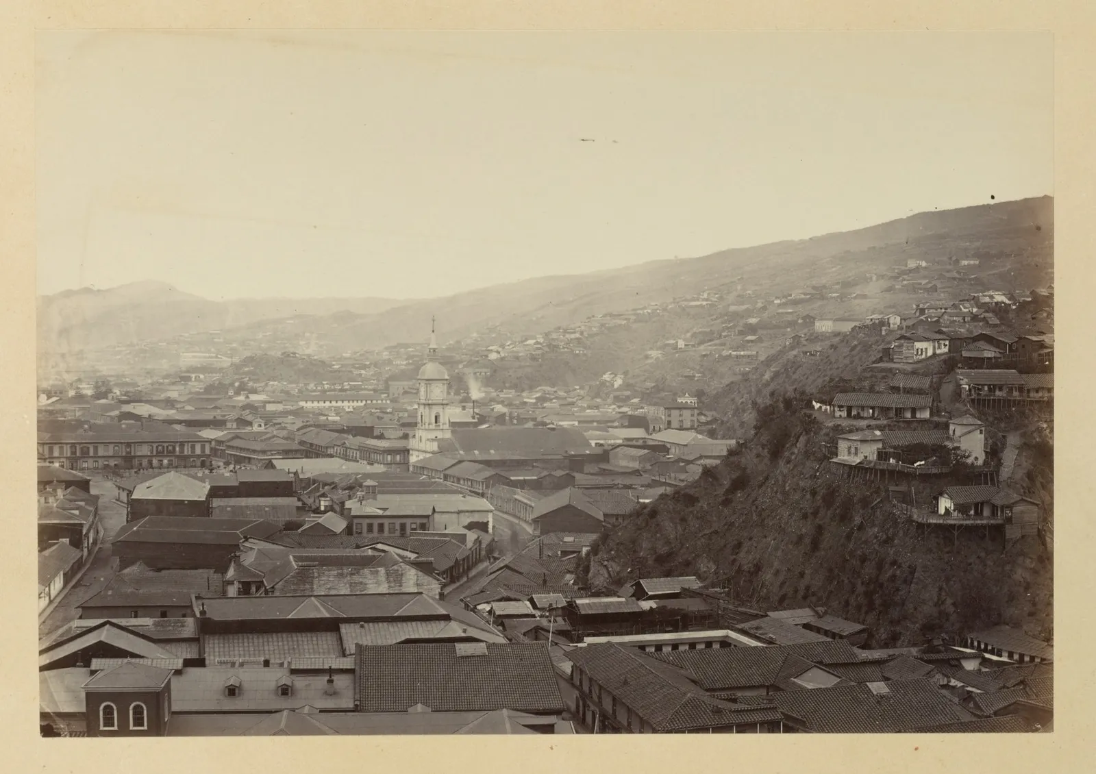 Barrio El Almendral de Valparaíso, 1868
