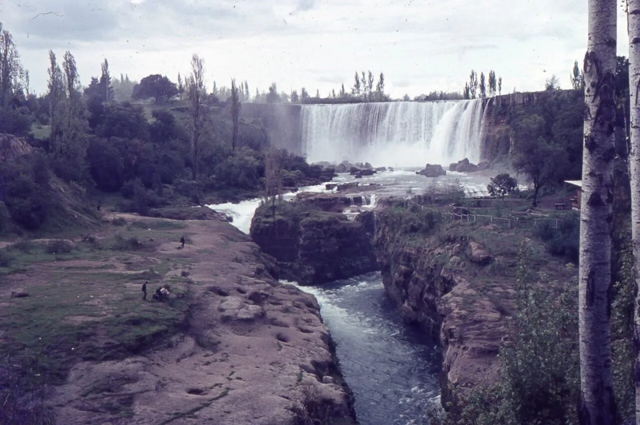 Salto del Laja en 1970