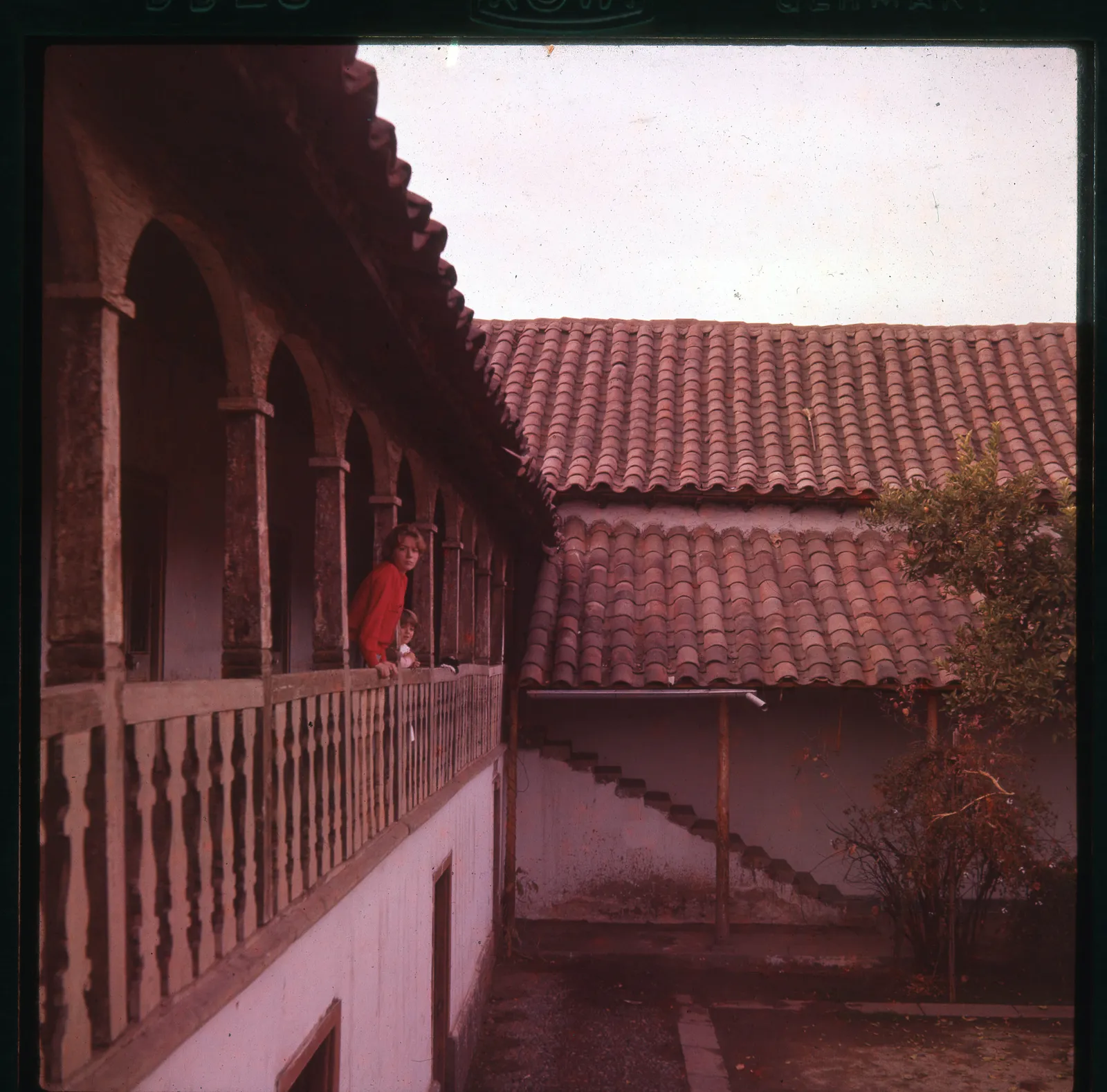 Patio interior de la Casa Velasco, 1960