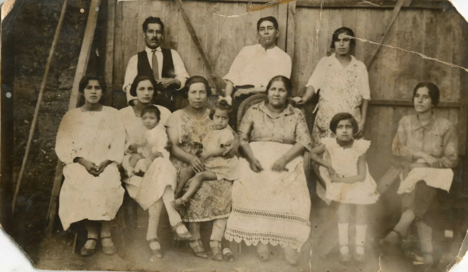 Familia en Quilicura, 1940