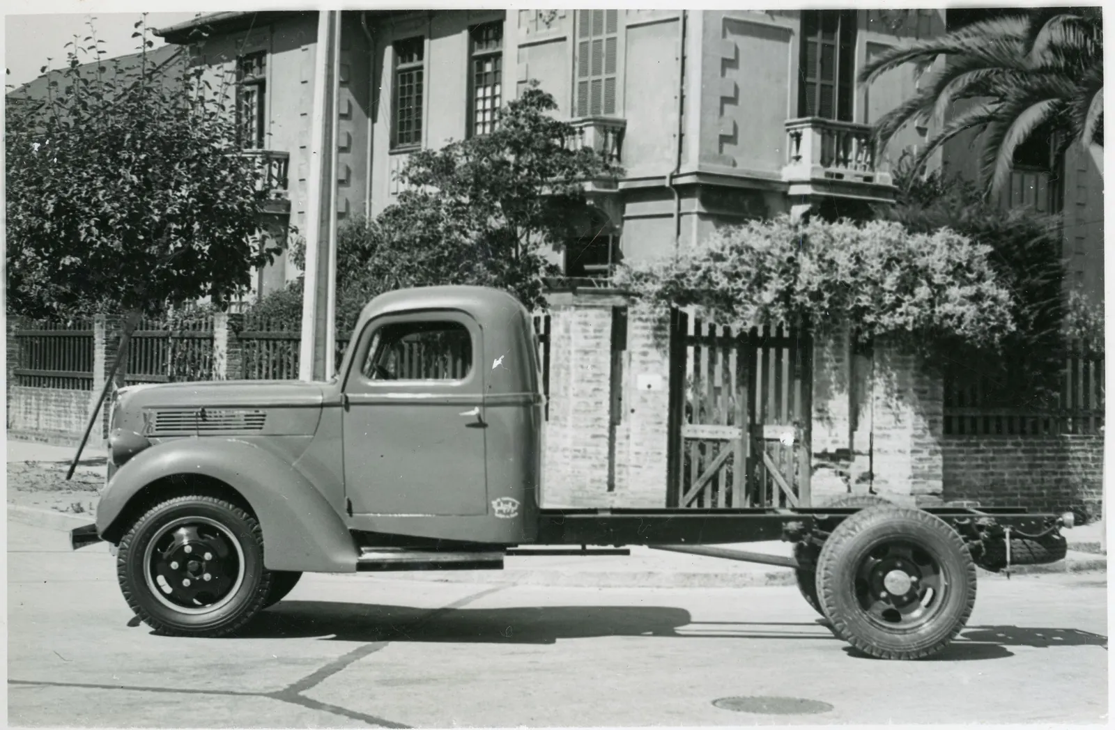 Camión en Viña del Mar, ca. 1950