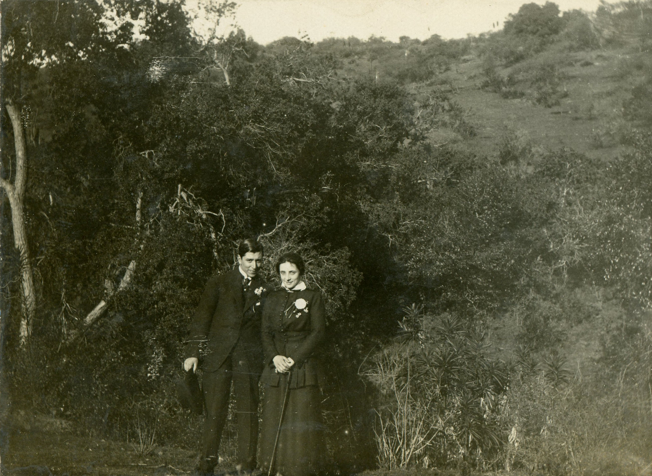 Pareja en Limache, Agosto de 1915