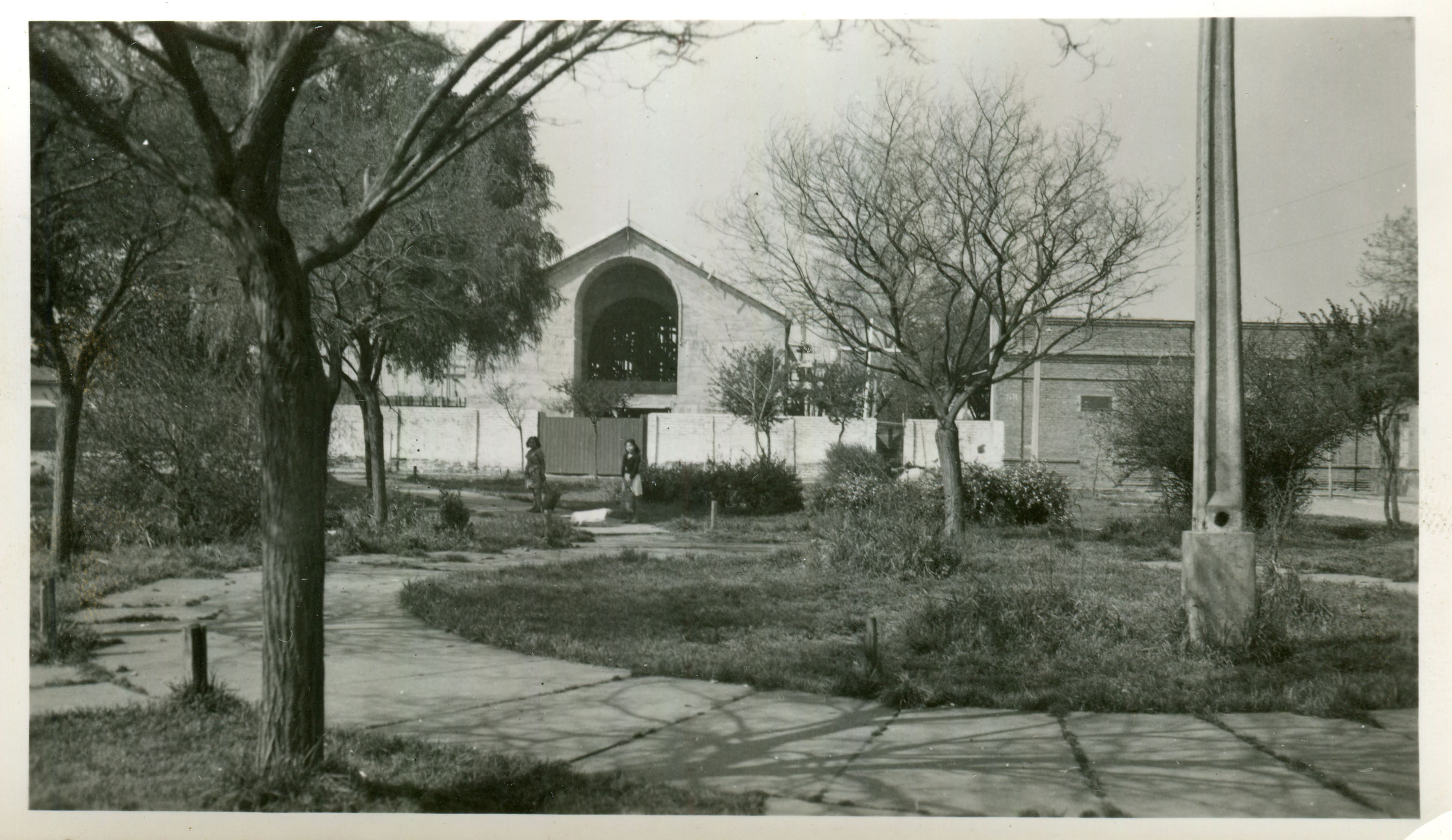 Plaza sin reconocer, Santiago, ca. 1966