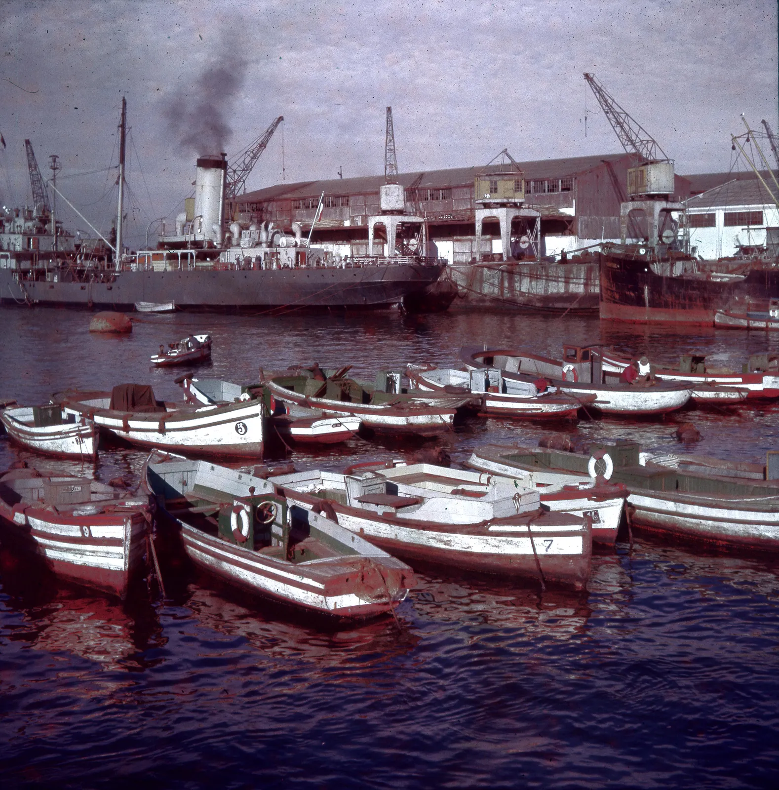 Puerto de Valparaíso, ca. 1960