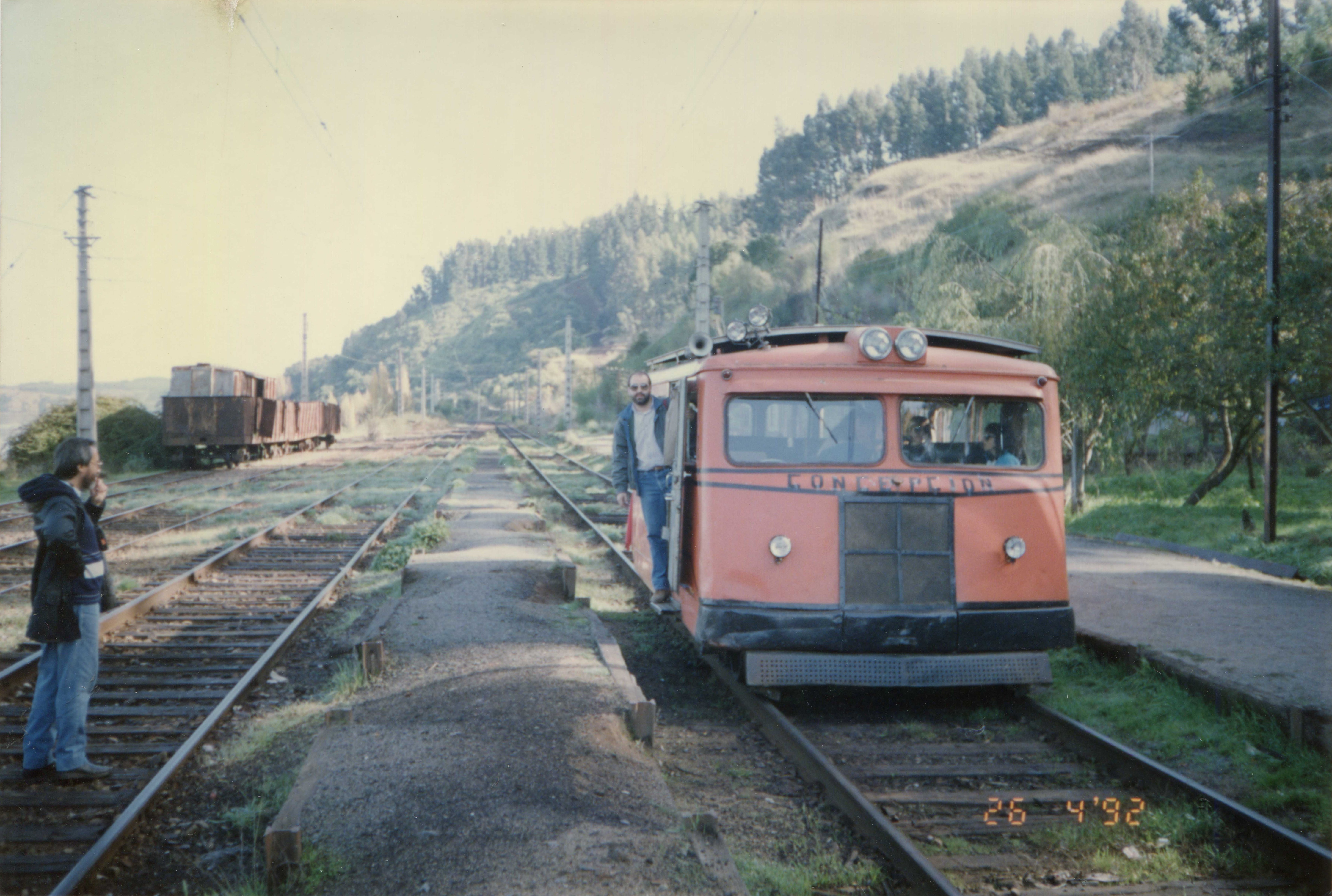 Estación Diuquín, Laja, Abril 1992