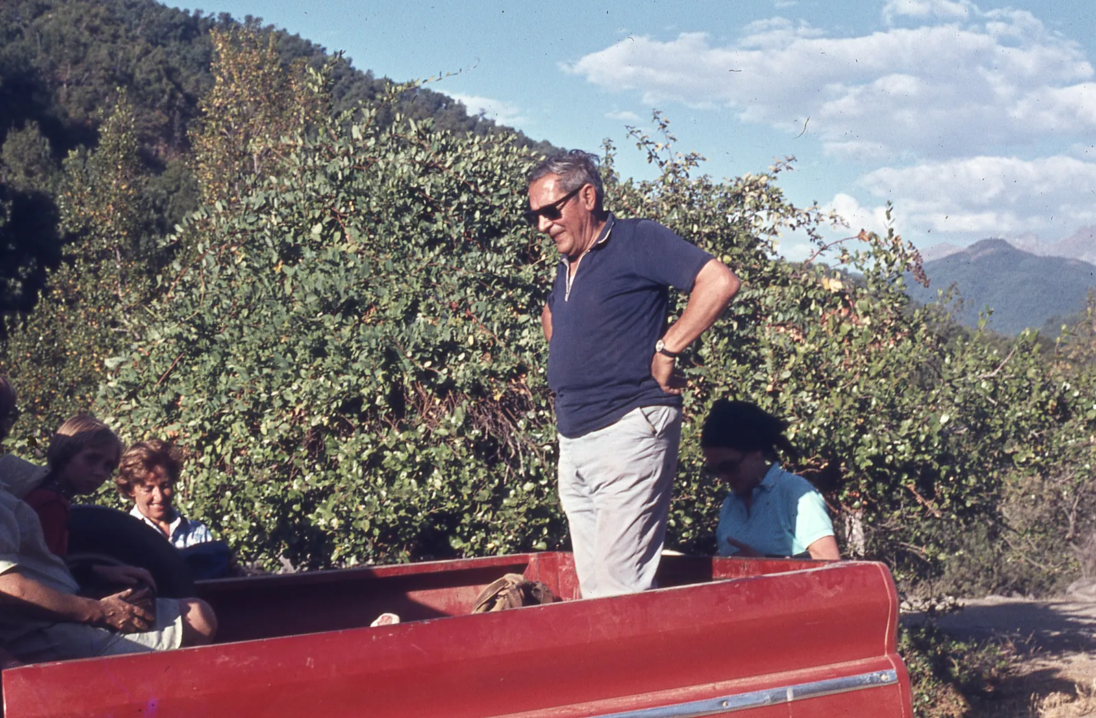 Paseo en camioneta a Longaví 1978