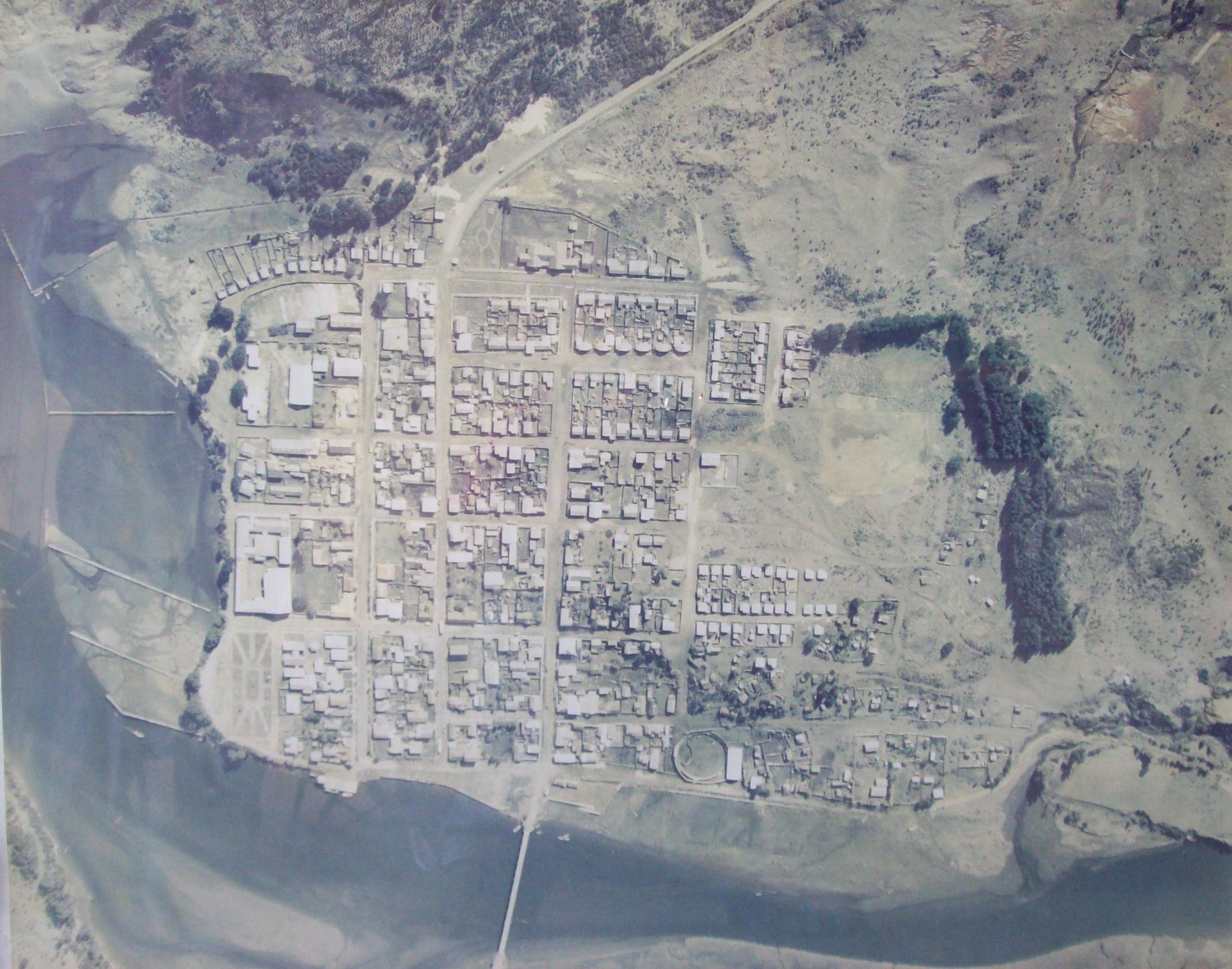 Tirúa desde el aire, 1987