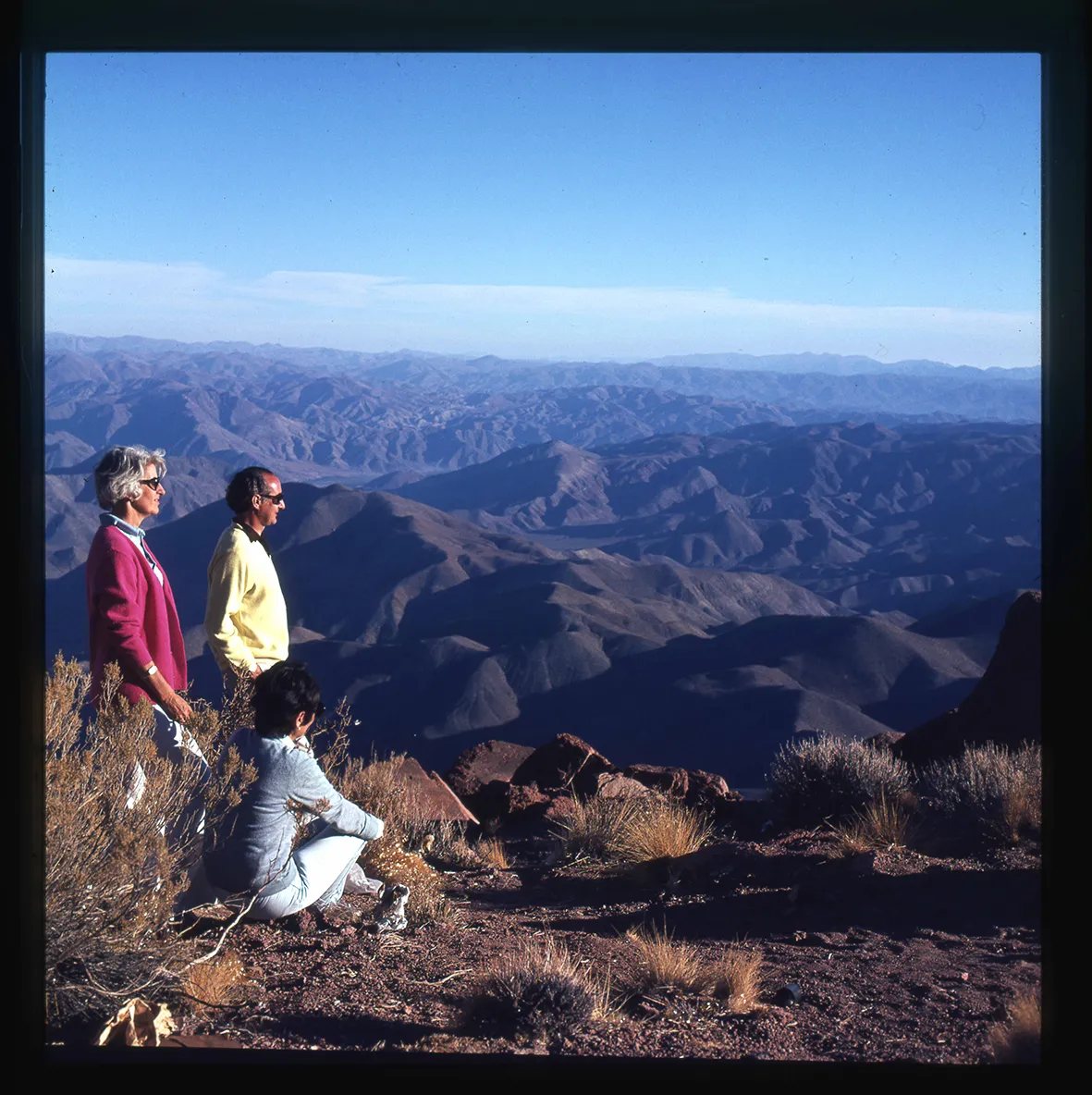 Vista al Valle del Elqui, Cerro Tololo, Vicuña, Región de Coquimbo, Chile, 1950 -1965