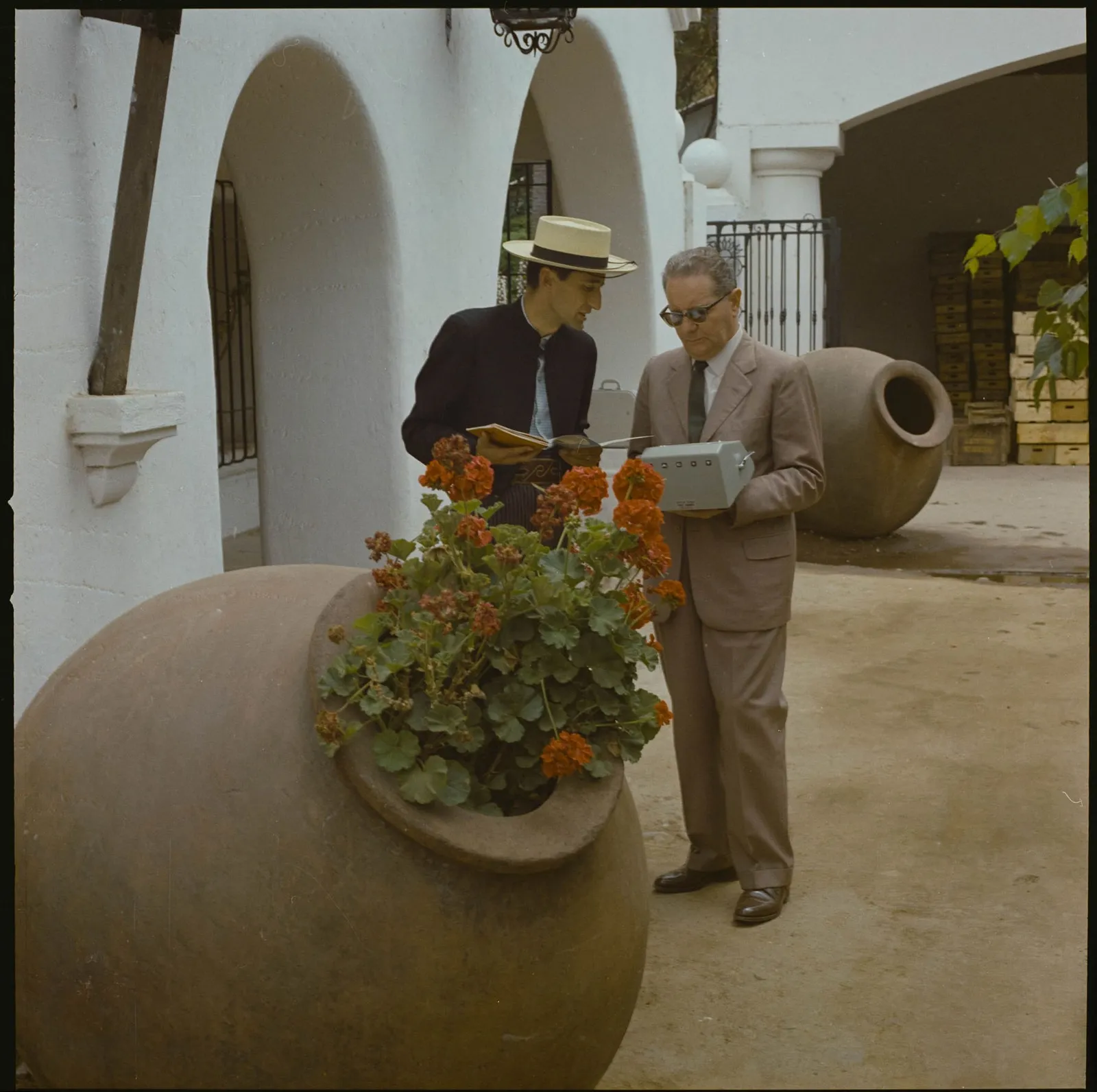 Calculadoras Facit en Viña Undurraga, 1964