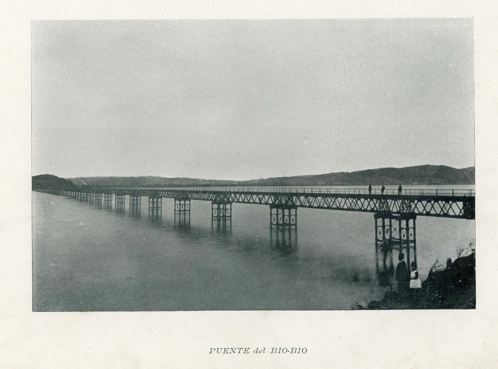 Puente Biobío en 1890